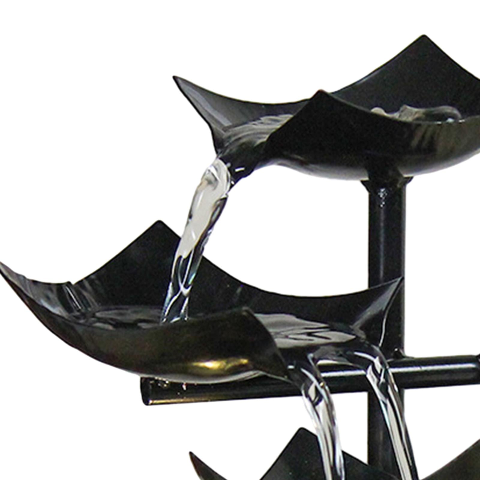 3 Tier Tabletop Fountain Desktop Fountain for Home Indoor Housewarming Gifts