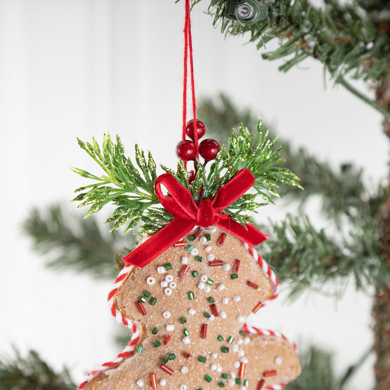 Holiday Hanging Ornaments Drop Pendant Fabric Xmas Decorations for Birthdays Style A