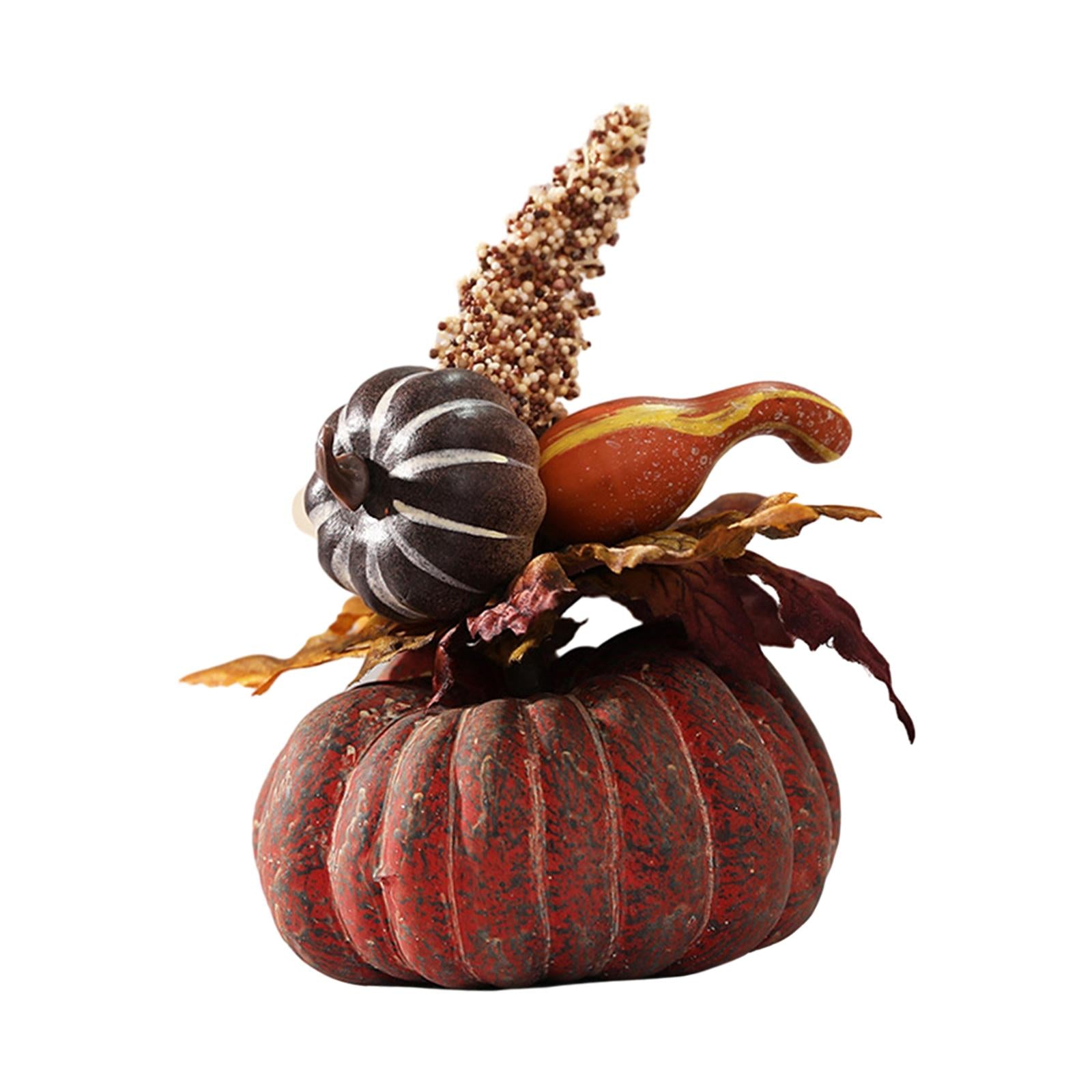 Artificial Pumpkin Flower Photo Props Fall Office Halloween Thanksgiving Style C