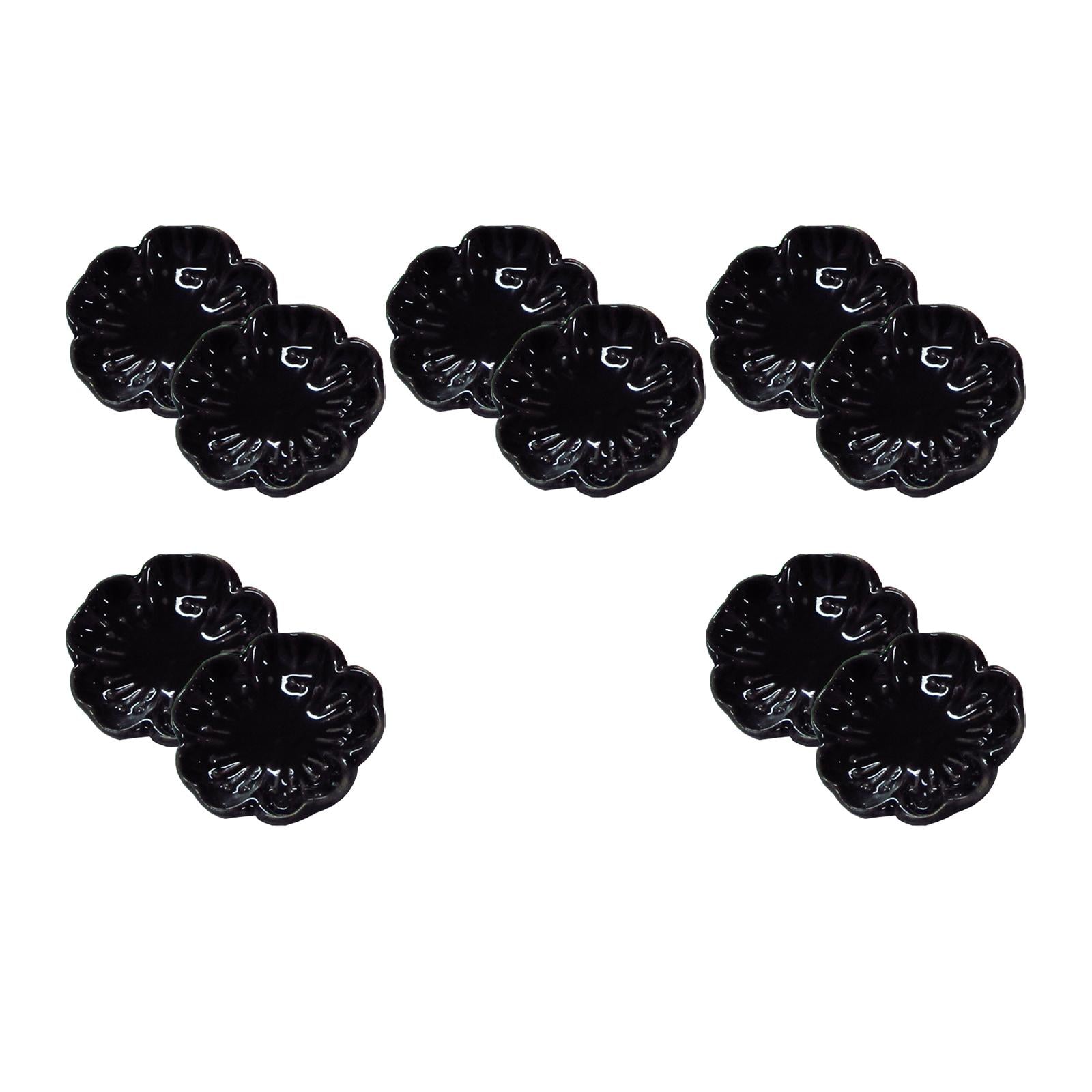 10 Pieces Incense Holder Unique Censer Ceramic for Teahouse Table Household