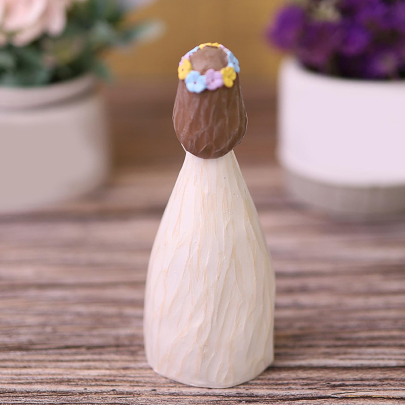 Elf Girl Figurine Cake Topper Ornament for Valentine's Day Living Room Party