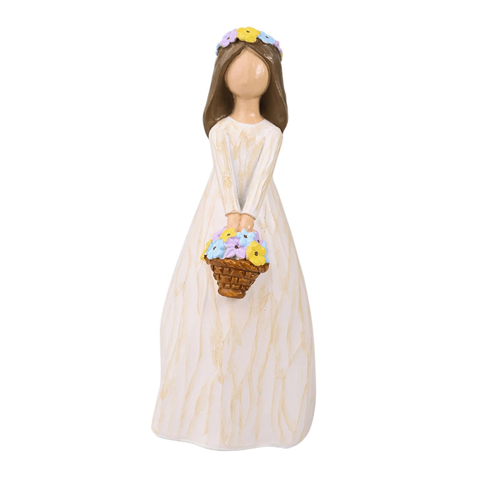 Elf Girl Figurine Cake Topper Ornament for Valentine's Day Living Room Party
