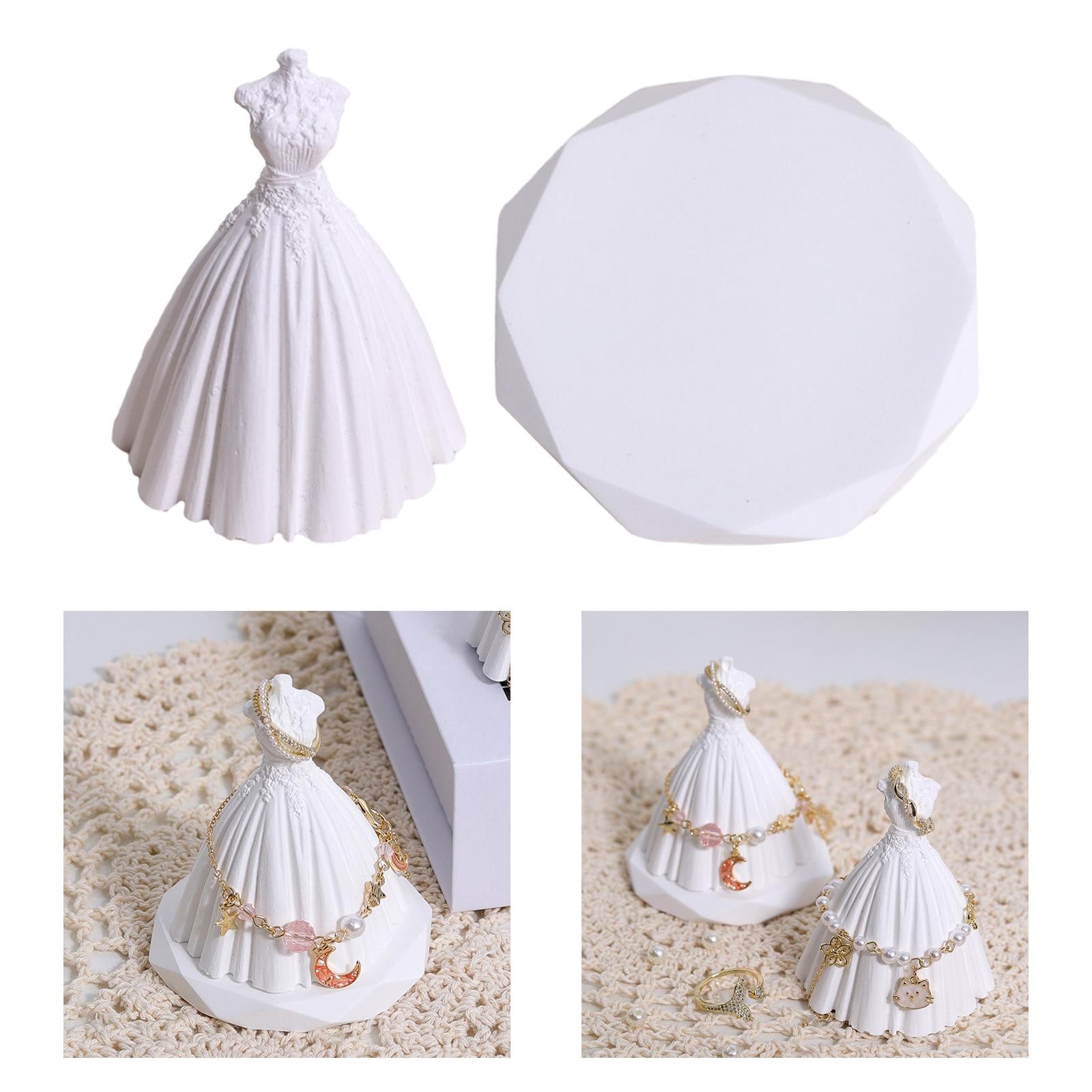 Jewelry Holder Plaster Showcase for Home Shop Bracelet Holder Craft Displays Wedding dress