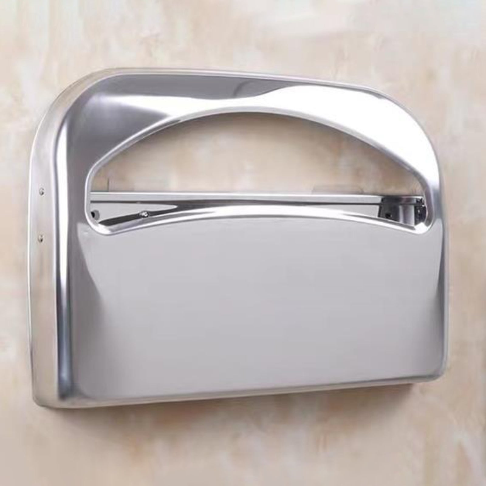 Toilet Seat Covers Dispenser Stainless Steel for Restaurants Bathroom Office Style B