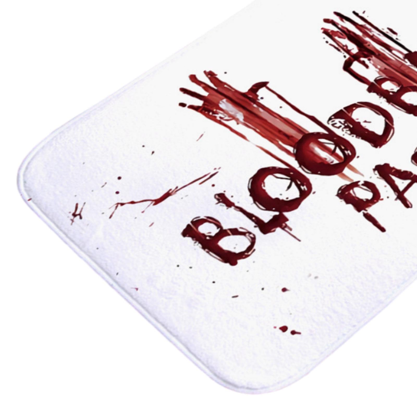 Halloween Bloody Bathroom Rug Home Decor Soft Bedroom Rug Absorbent Bath Mat Style B