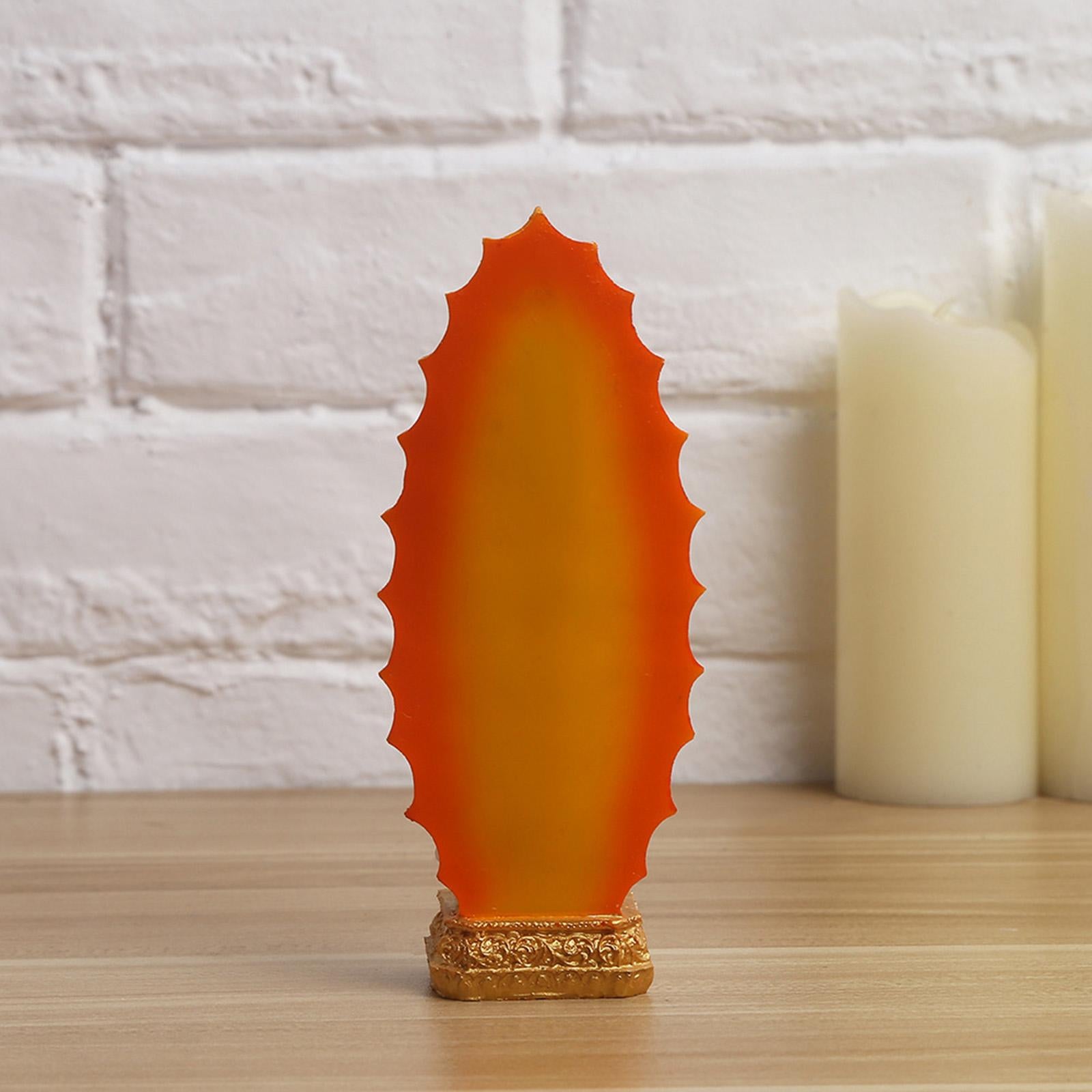 Blessed Mary Sculpture Desk Display Religious Sculpture for Office Car Gifts