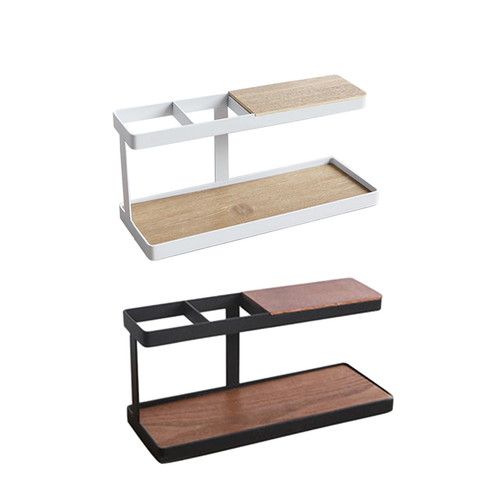 Remote Control Rack Divider Storage Container for Office Living Room Glasses White