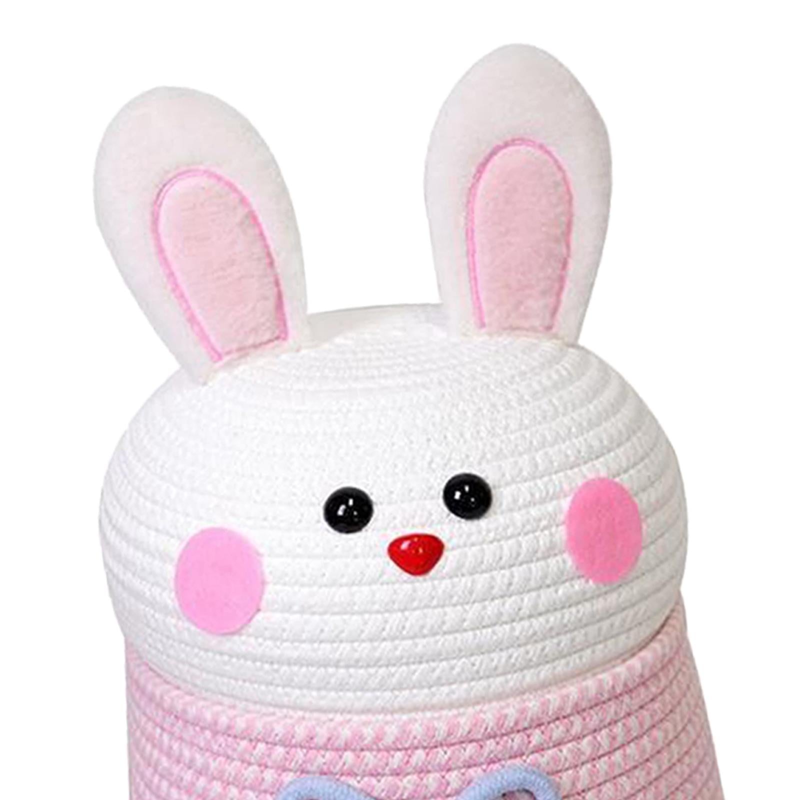 Rabbit Woven Basket Kitchen Children Toy Woven Storage Basket Toys Magazines