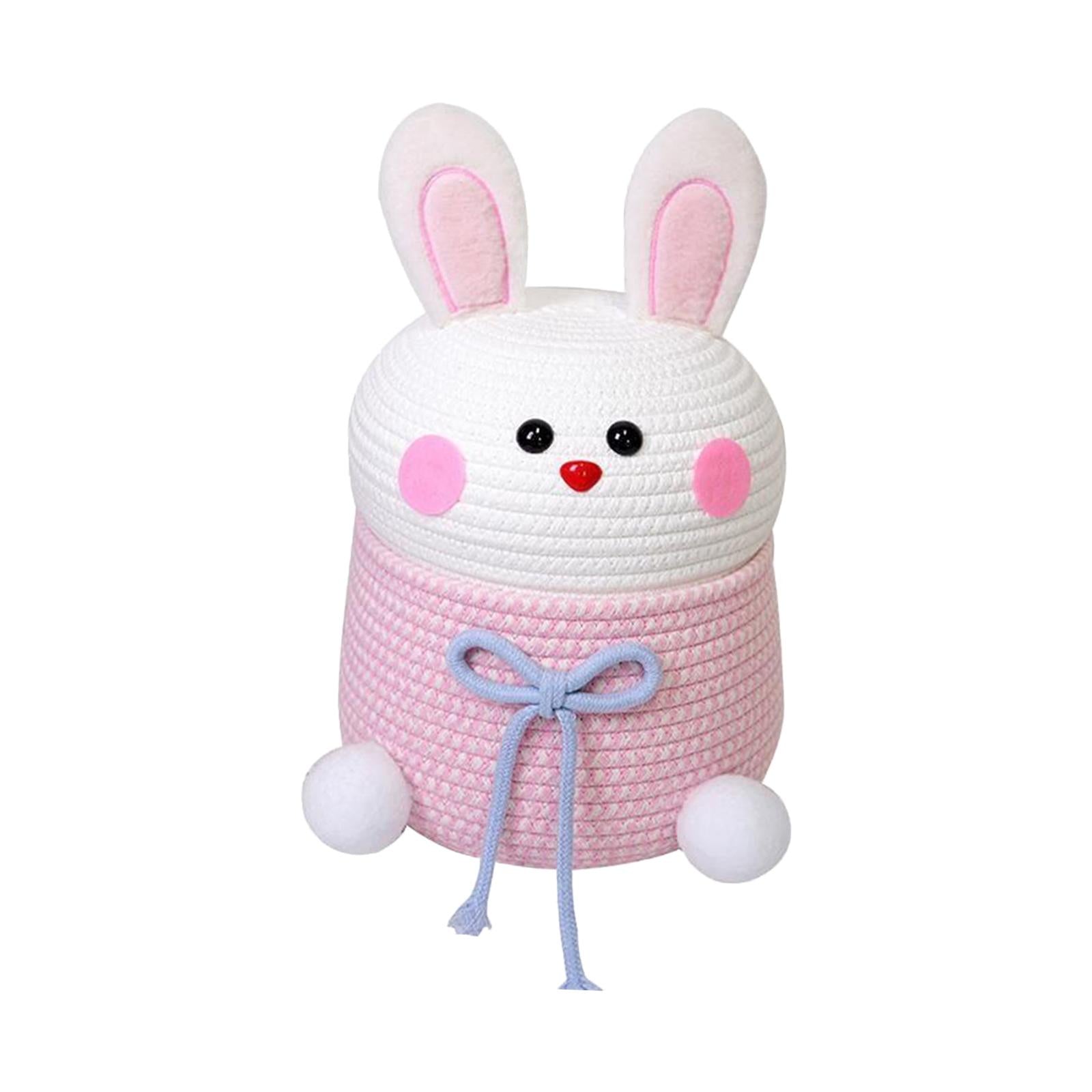 Rabbit Woven Basket Kitchen Children Toy Woven Storage Basket Toys Magazines