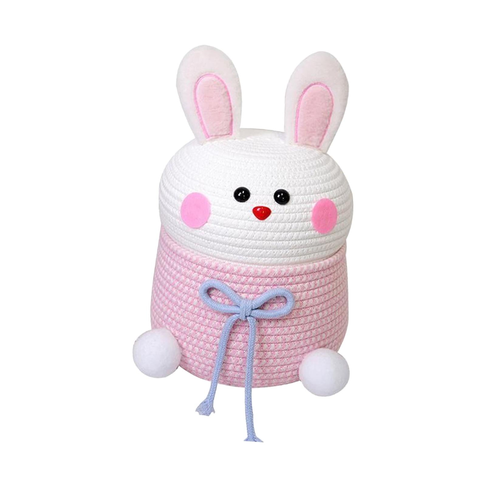 Rabbit Woven Basket Kitchen Children Toy Woven Storage Basket Toys Magazines