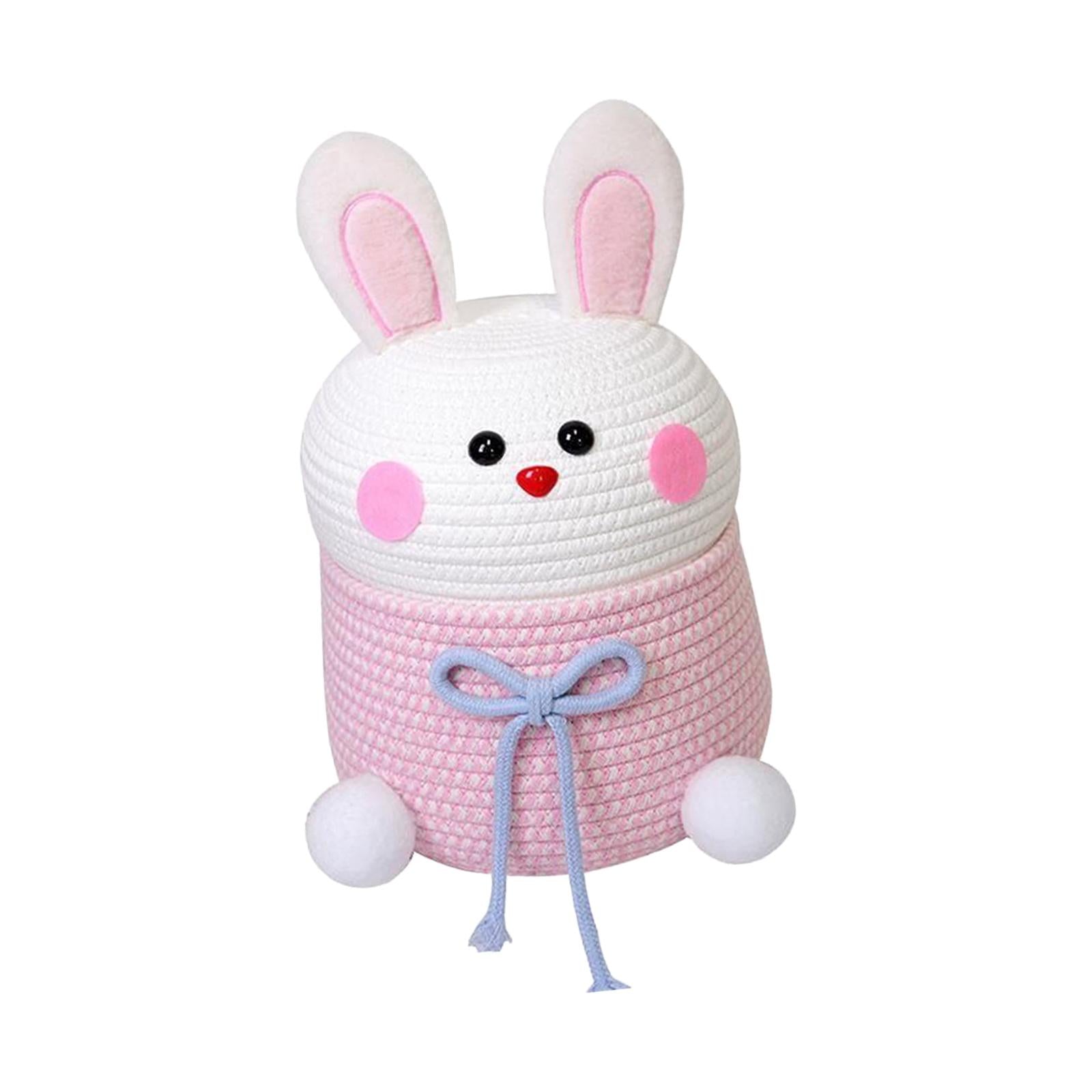 Rabbit Woven Basket Kitchen Children Toy Woven Storage Basket Toys Magazines