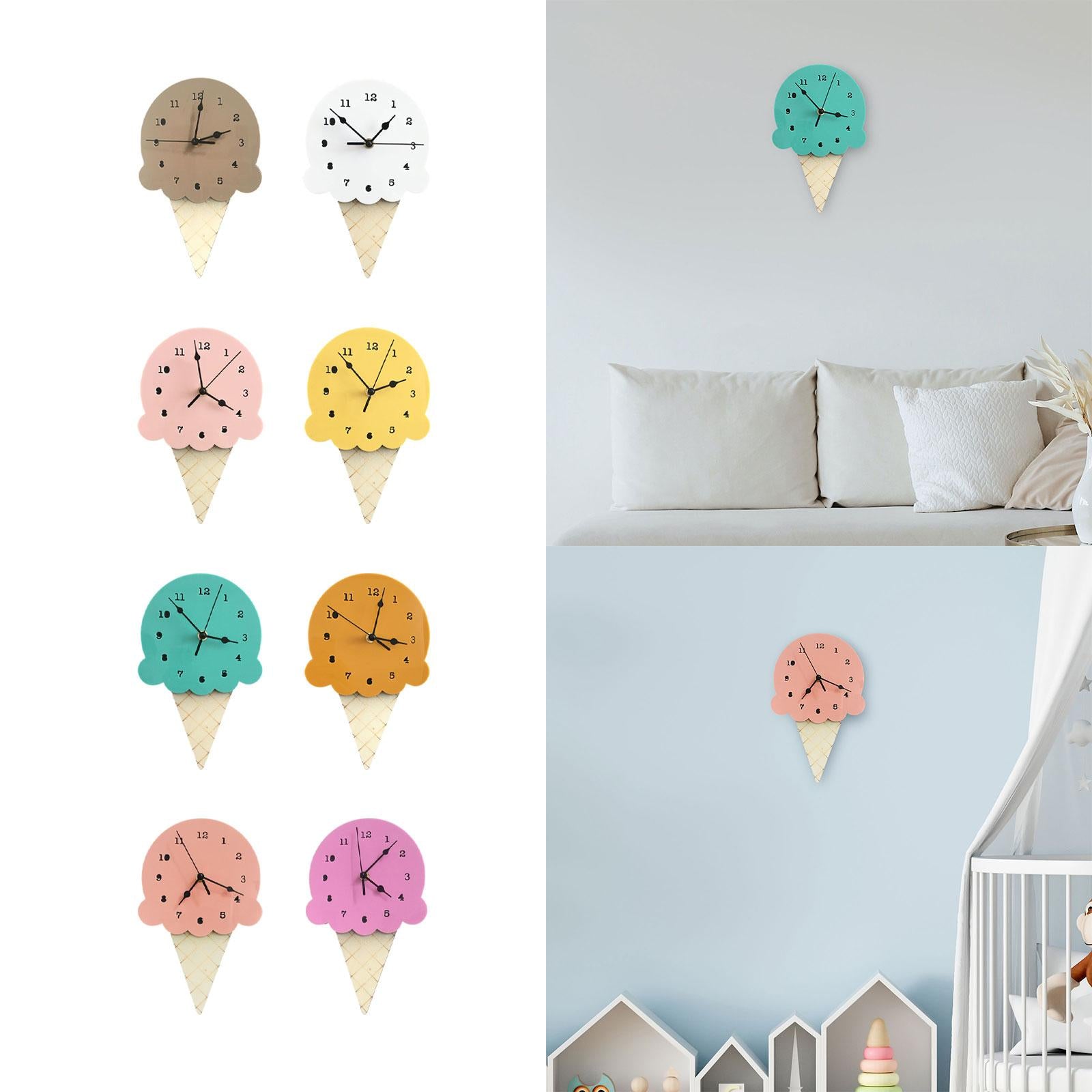 Wall Clock Simple Wall Decorative Clock for Living Room Kids Wall Home Decor Coffee