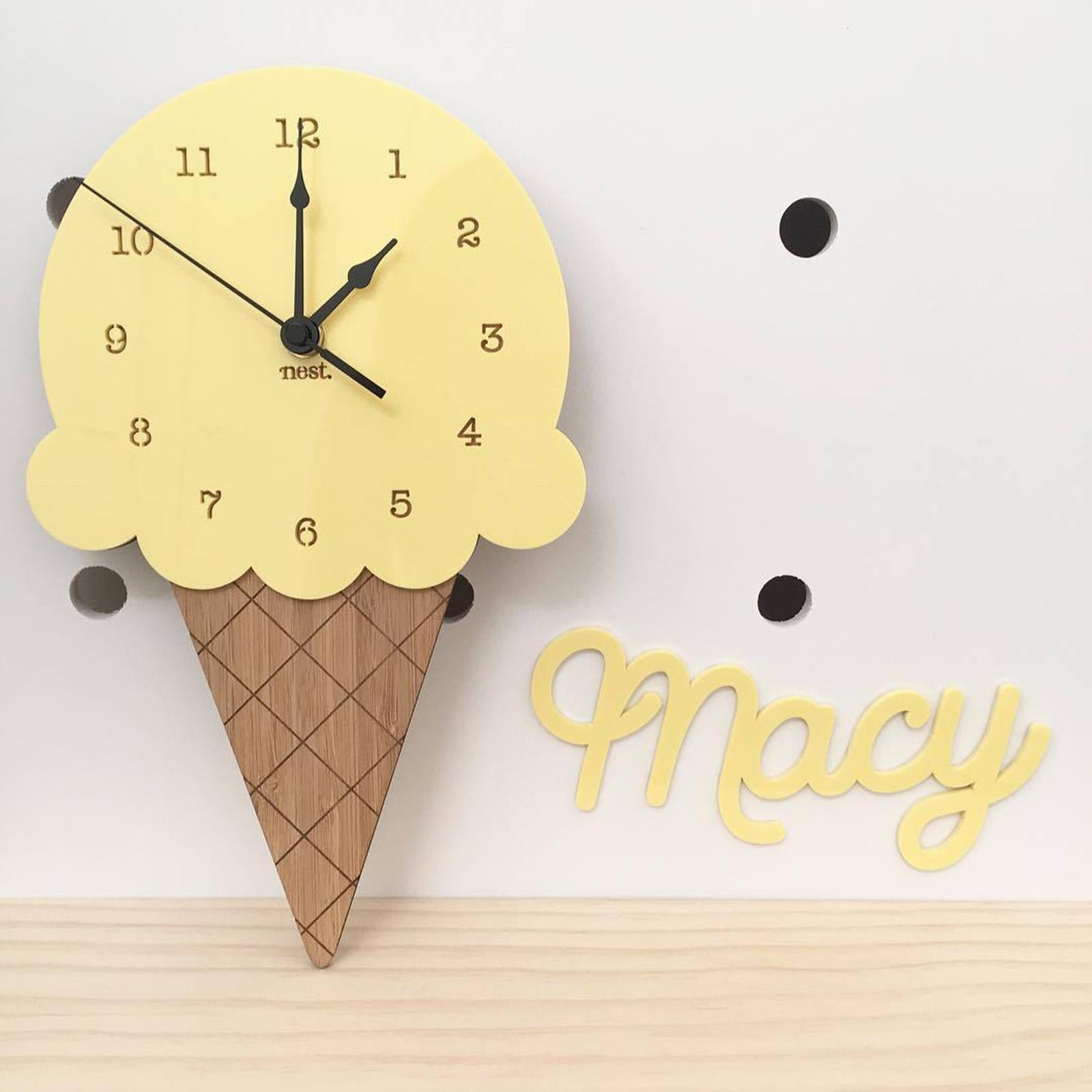 Wall Clock Simple Wall Decorative Clock for Living Room Kids Wall Home Decor Coffee