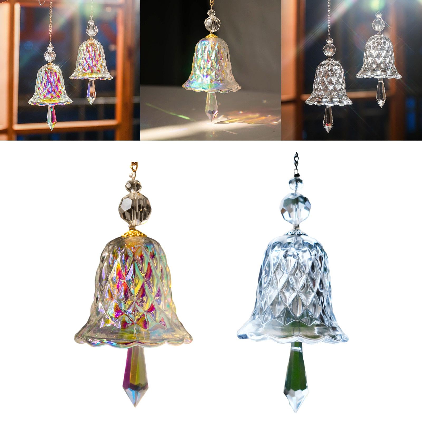 Sun Catching Hanging Hanging Wind Chime Style for Window Bedroom Living Room colorful