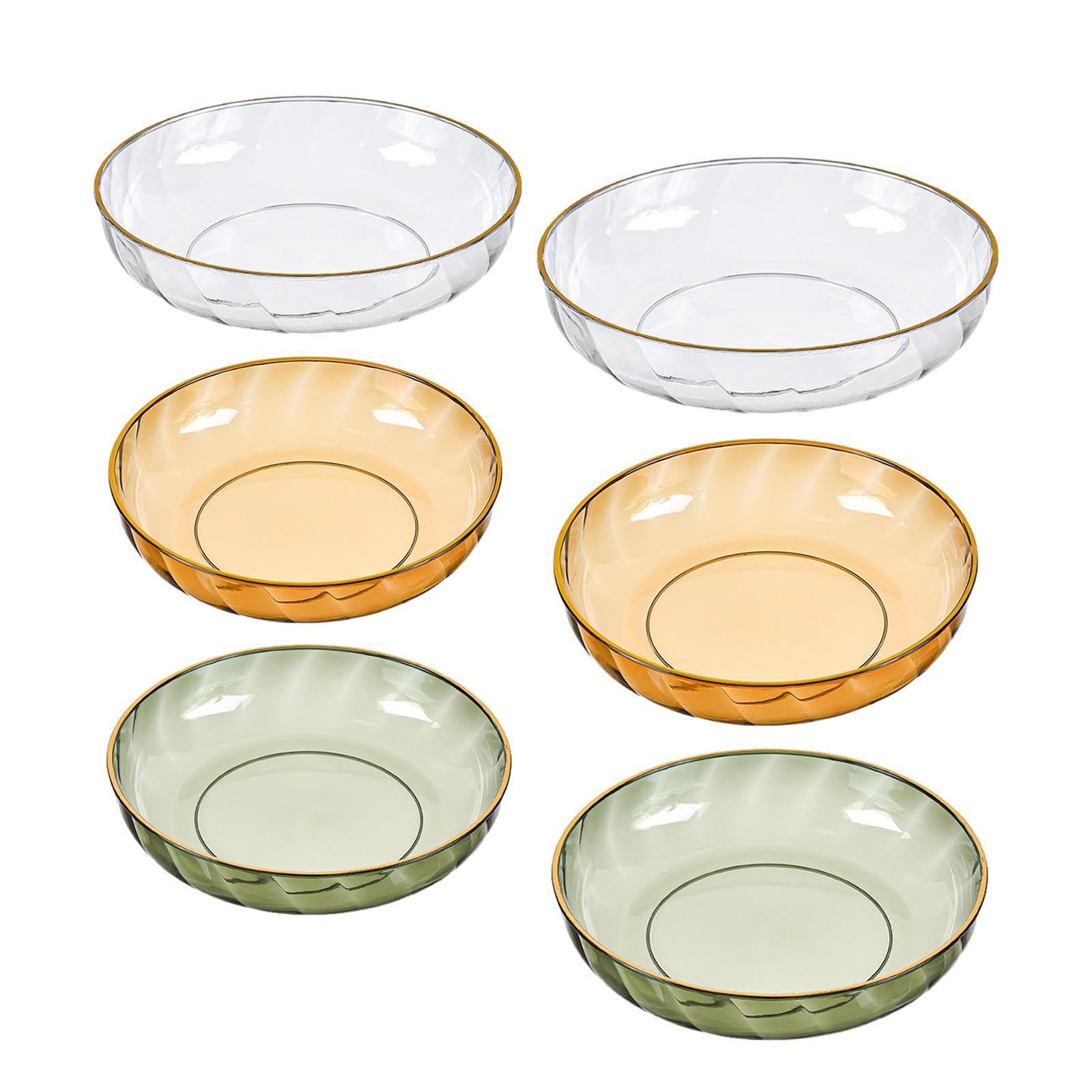 Snack Plates Fruit Plate for Table Centerpiece Jewelry Makeup Counter M white