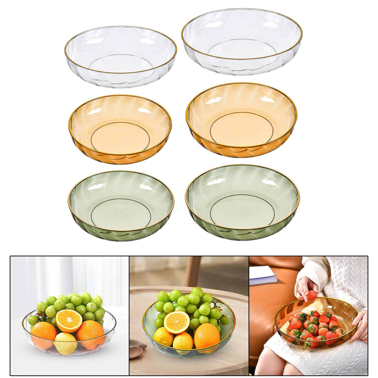 Snack Plates Fruit Plate for Table Centerpiece Jewelry Makeup Counter M white