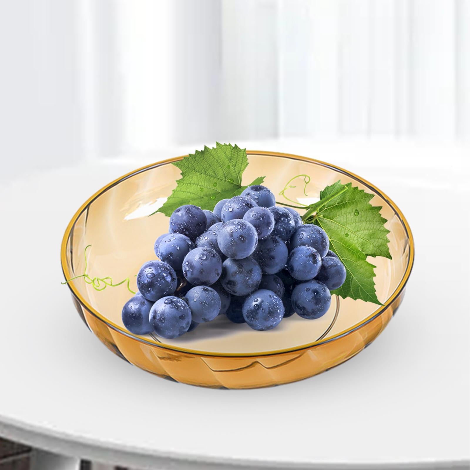 Snack Plates Fruit Plate for Table Centerpiece Jewelry Makeup Counter M orange