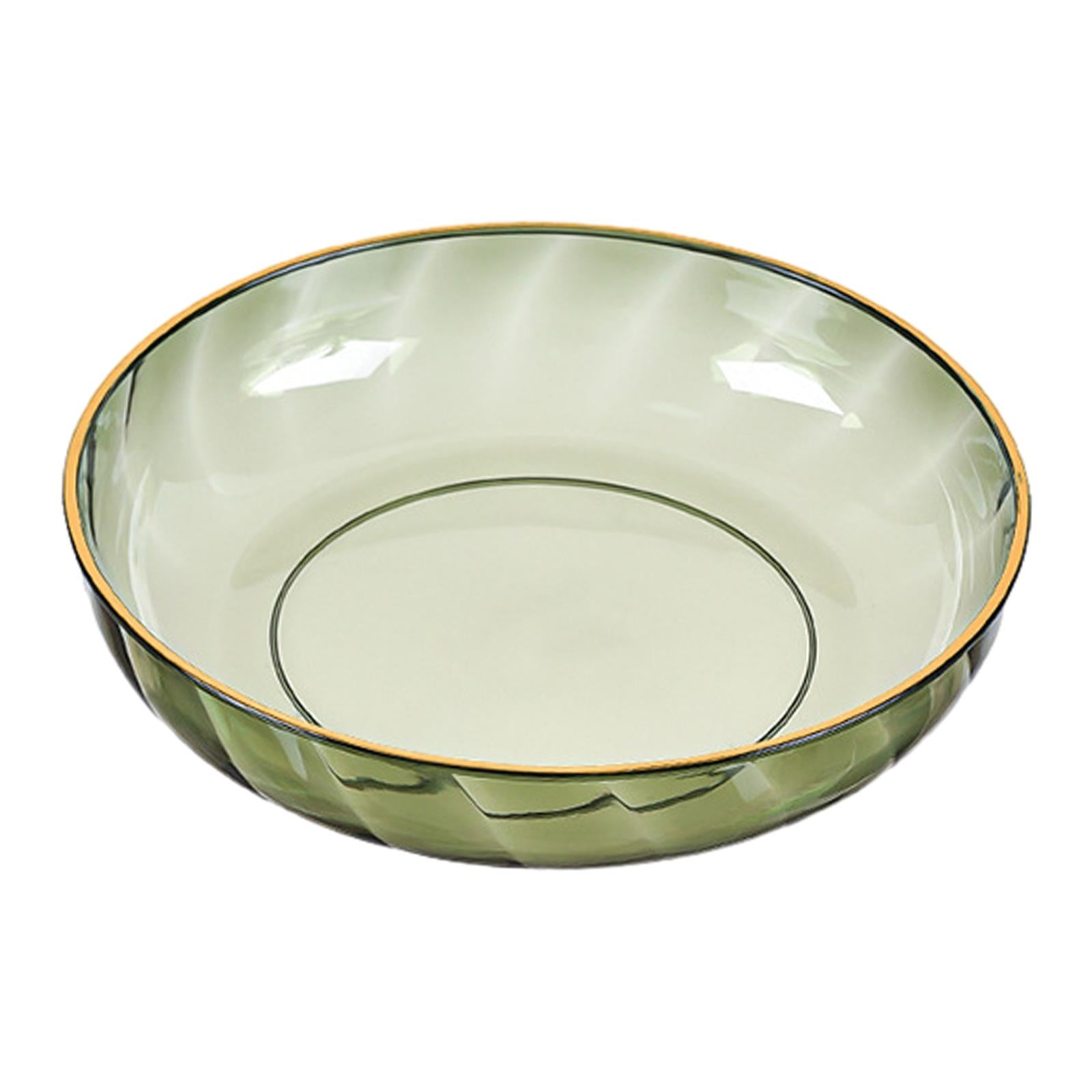 Snack Plates Fruit Plate for Table Centerpiece Jewelry Makeup Counter M green