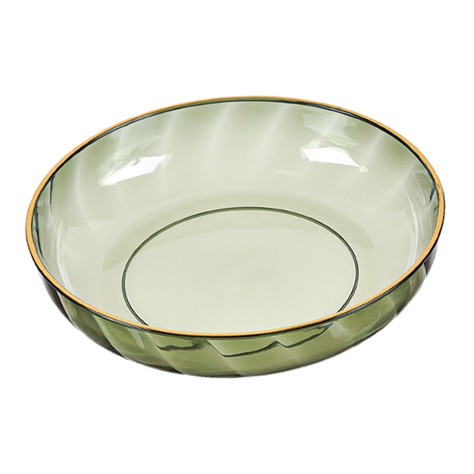 Snack Plates Fruit Plate for Table Centerpiece Jewelry Makeup Counter M green
