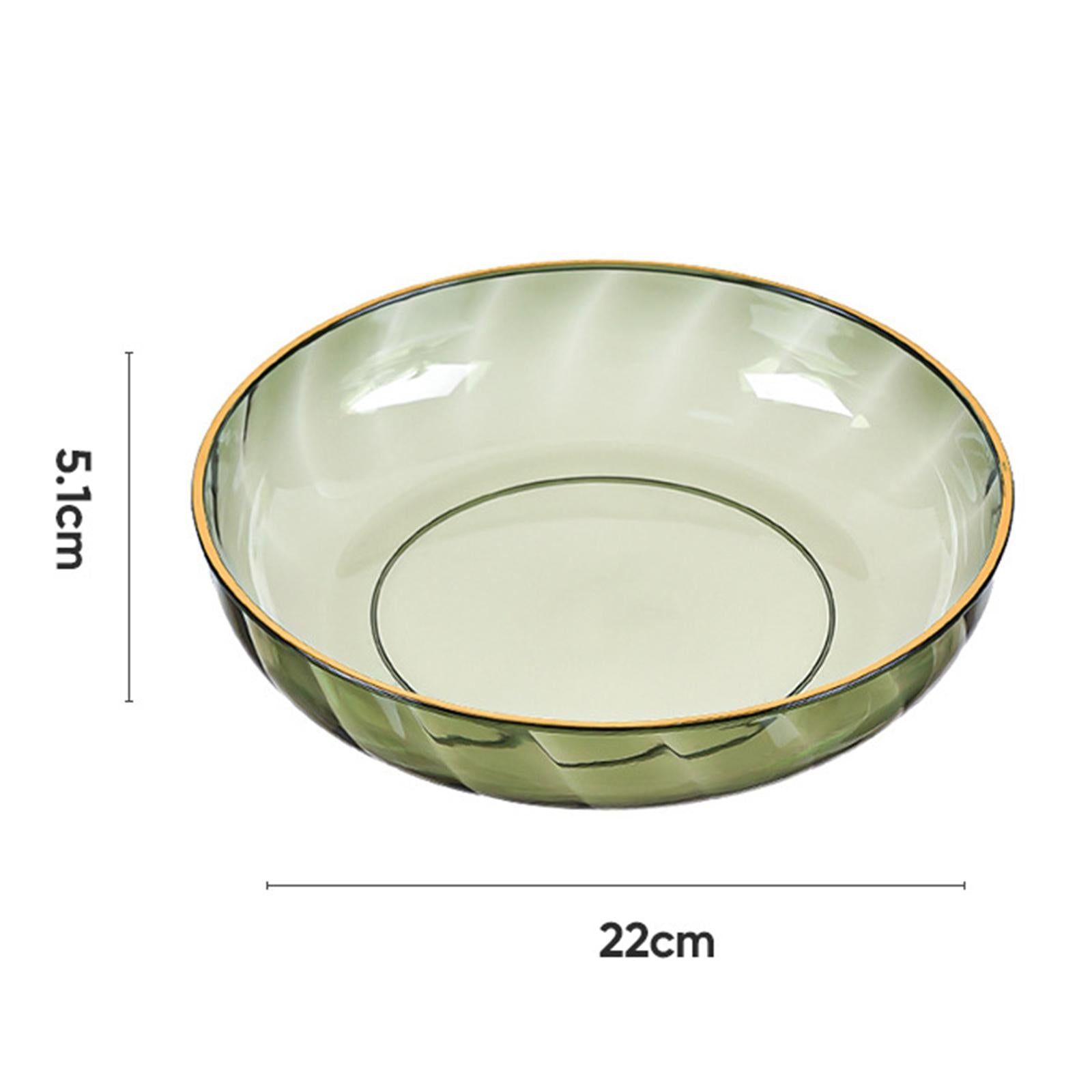 Snack Plates Fruit Plate for Table Centerpiece Jewelry Makeup Counter M green