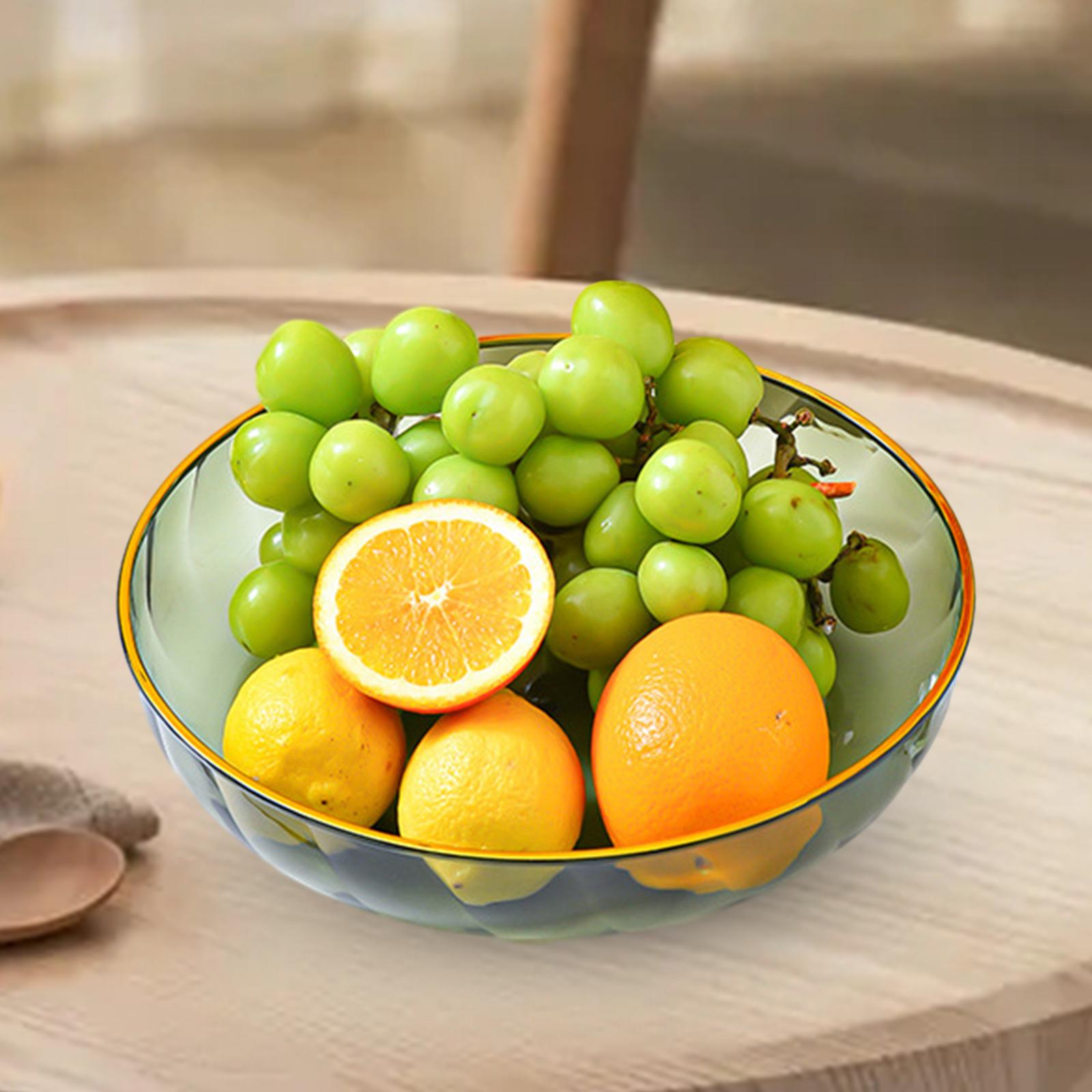 Snack Plates Fruit Plate for Table Centerpiece Jewelry Makeup Counter L green