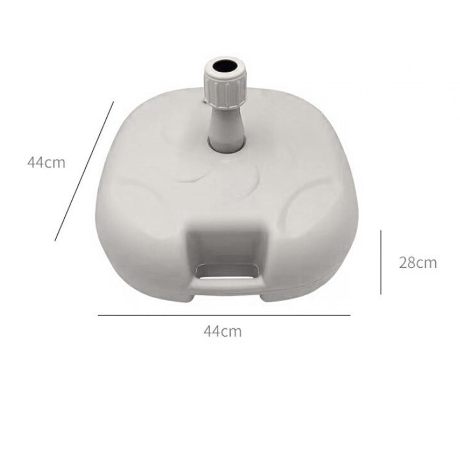 Sun Umbrella Base Replacement Parasol Umbrella Stand for Backyard Beach Yard White