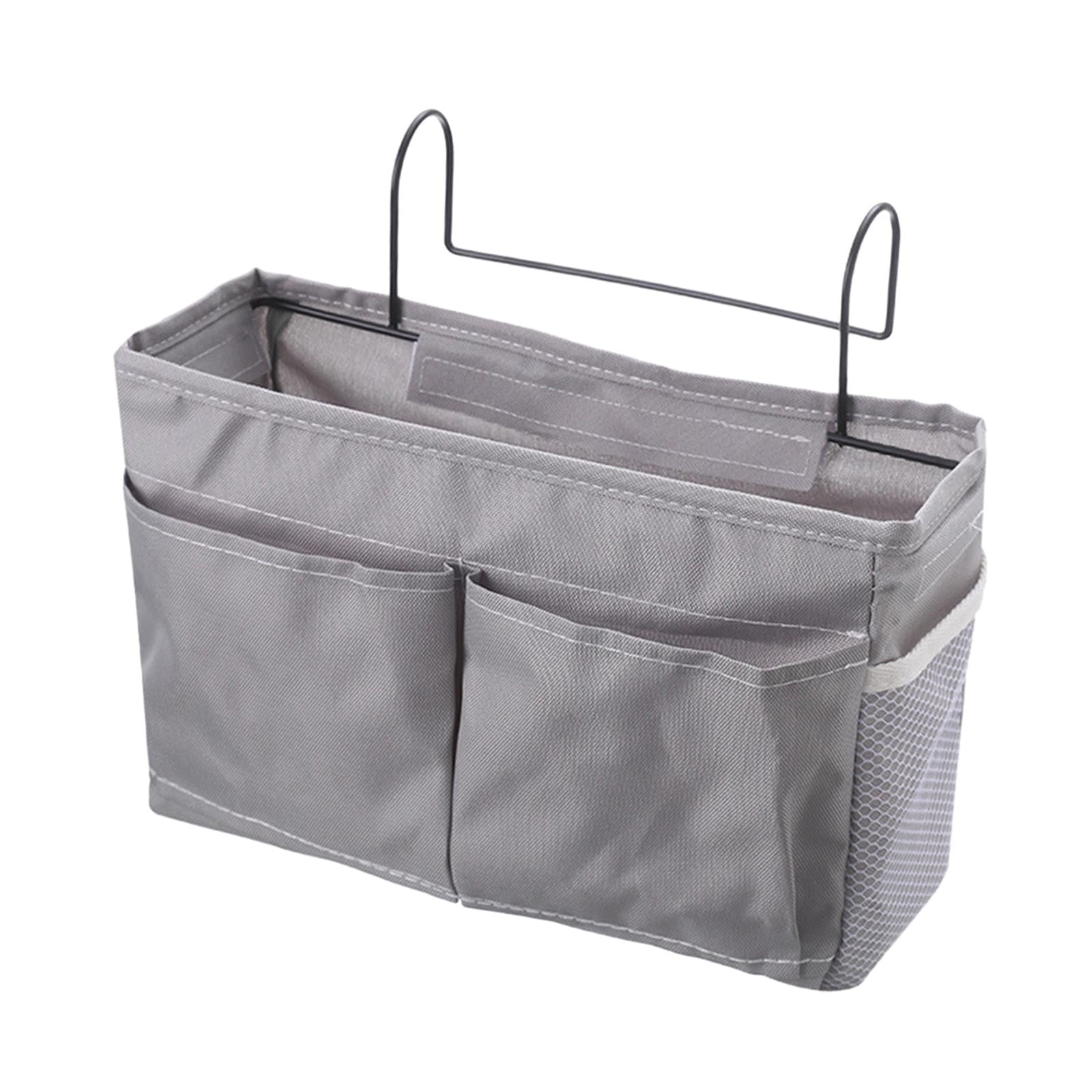 Bedside Storage Multipurpose Organizer Box for Bathroom Laundry Room Kitchen Gray