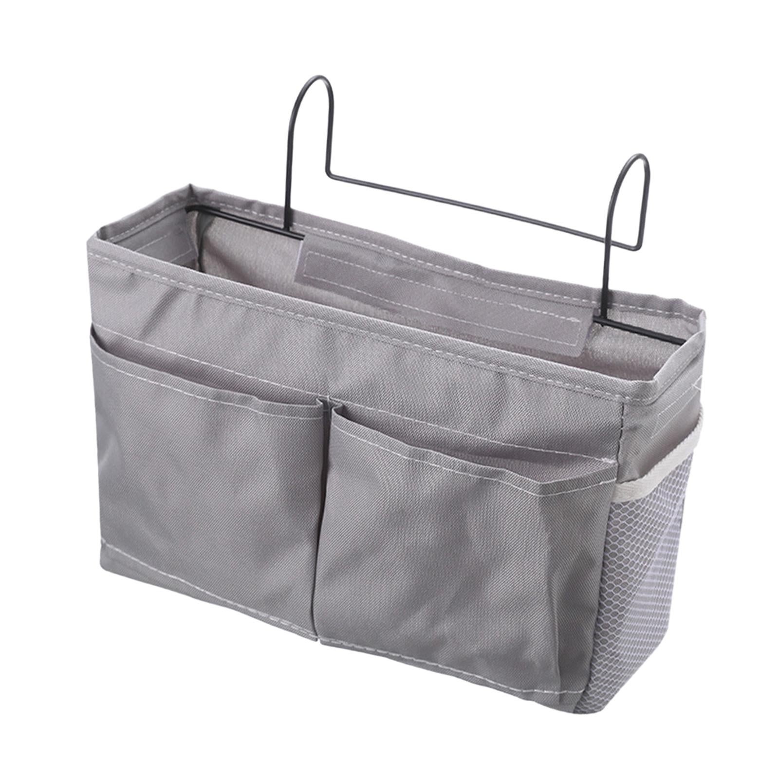 Bedside Storage Multipurpose Organizer Box for Bathroom Laundry Room Kitchen Gray