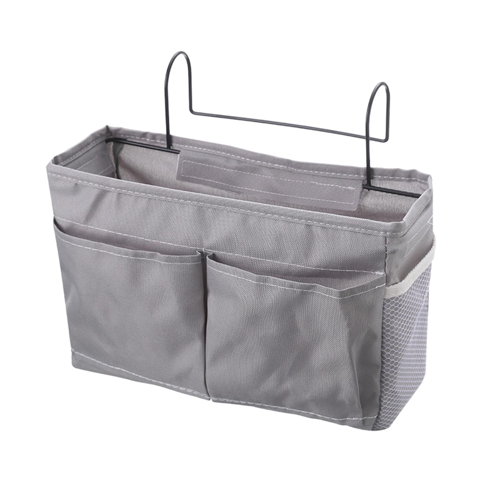 Bedside Storage Multipurpose Organizer Box for Bathroom Laundry Room Kitchen Gray