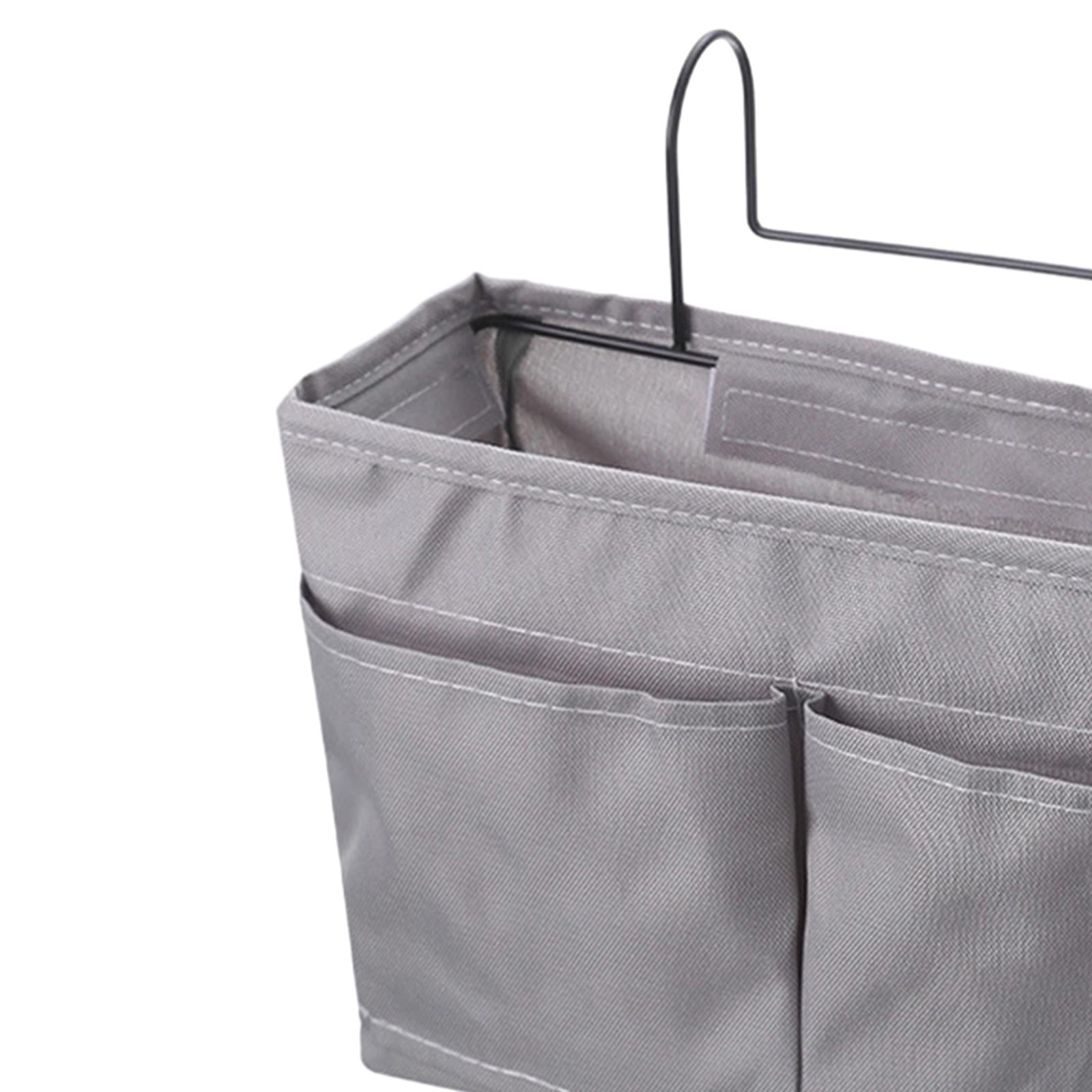 Bedside Storage Multipurpose Organizer Box for Bathroom Laundry Room Kitchen Gray