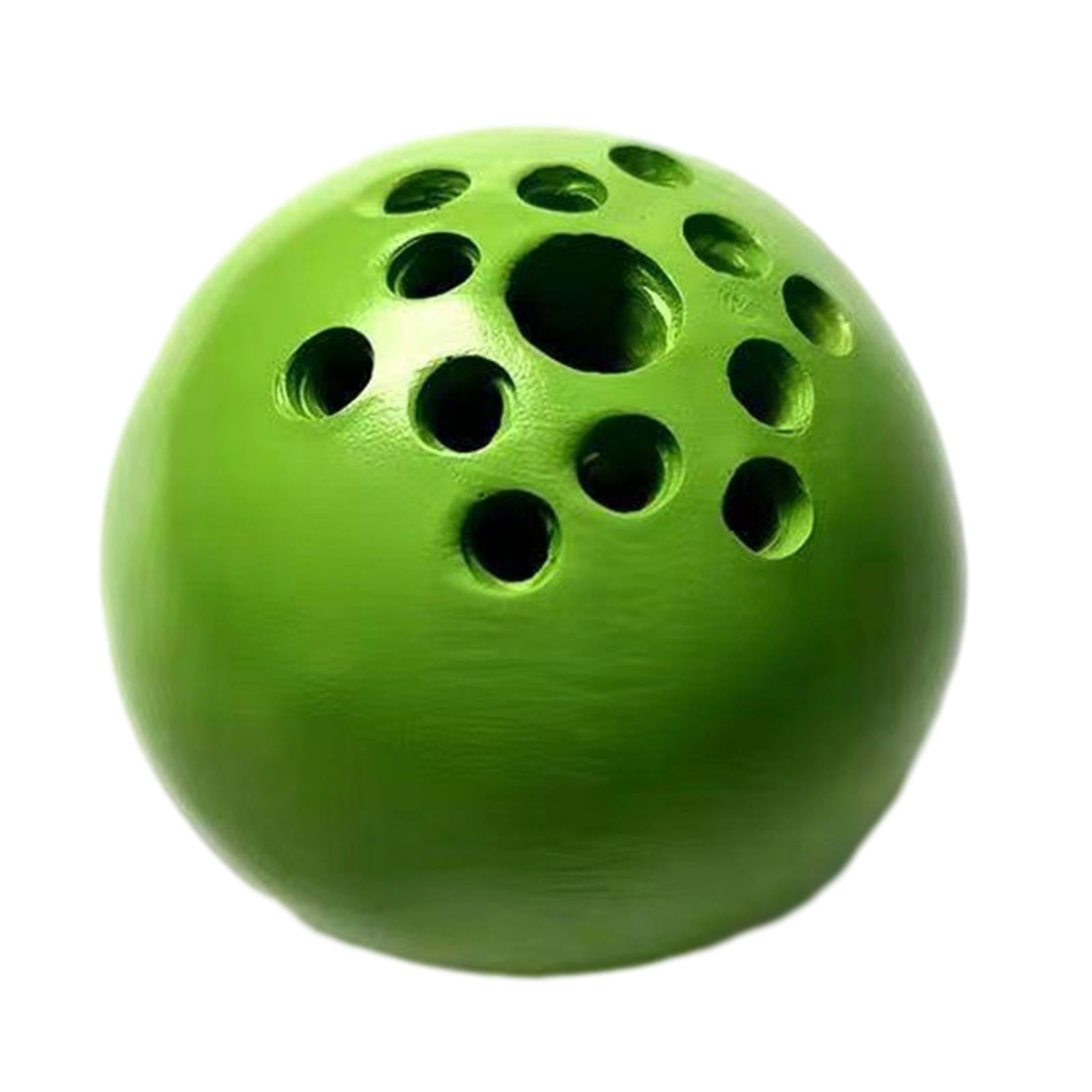 Ball Vase Mini Modern Small Resin Round Flower Pot for Bedroom Garden Office Green