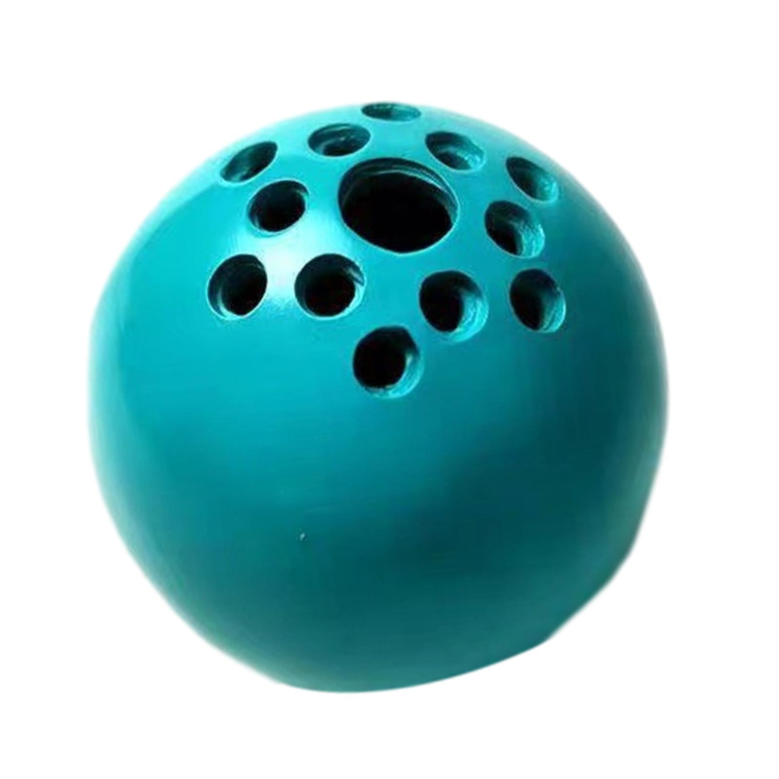 Ball Vase Mini Modern Small Resin Round Flower Pot for Bedroom Garden Office Sky Blue