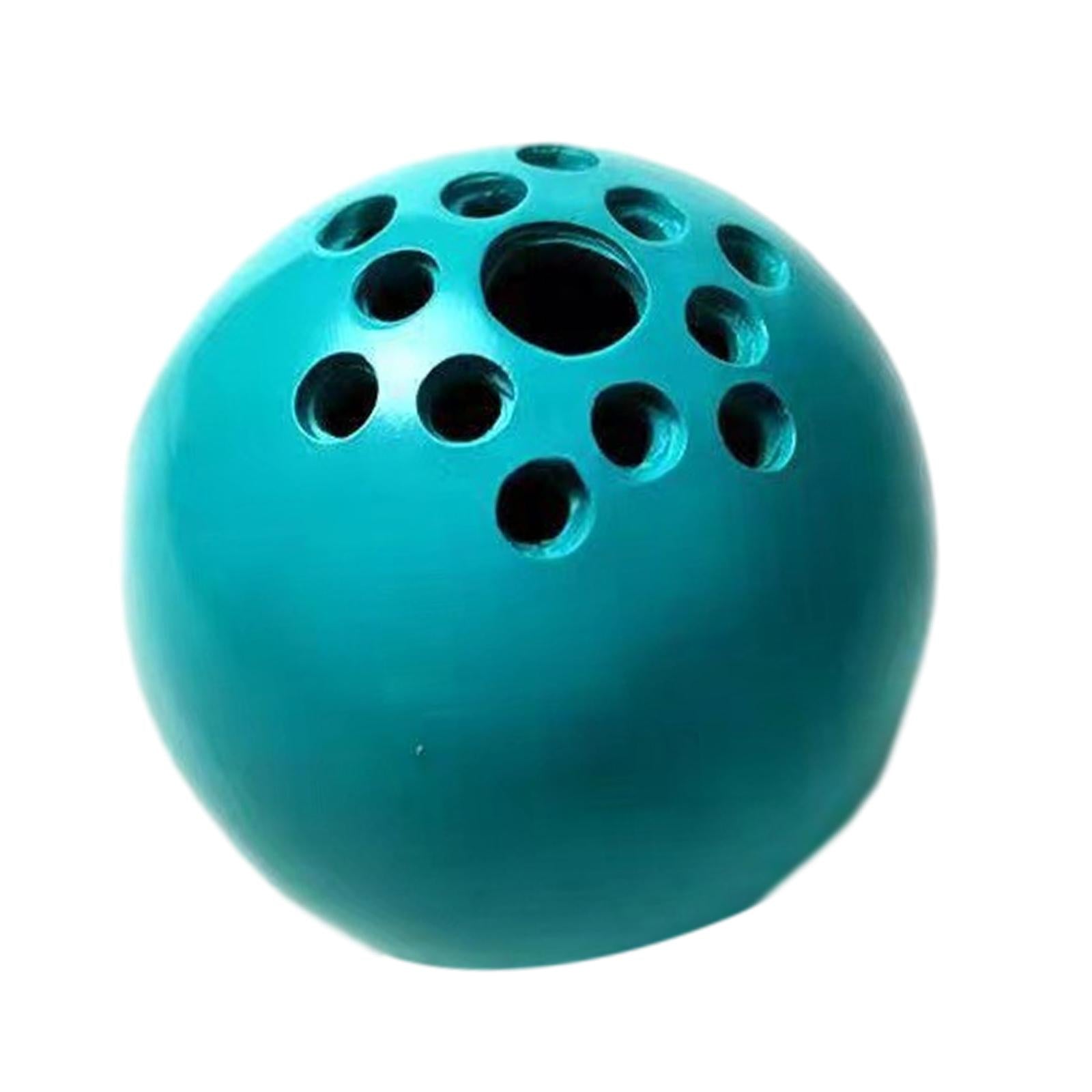 Ball Vase Mini Modern Small Resin Round Flower Pot for Bedroom Garden Office Sky Blue
