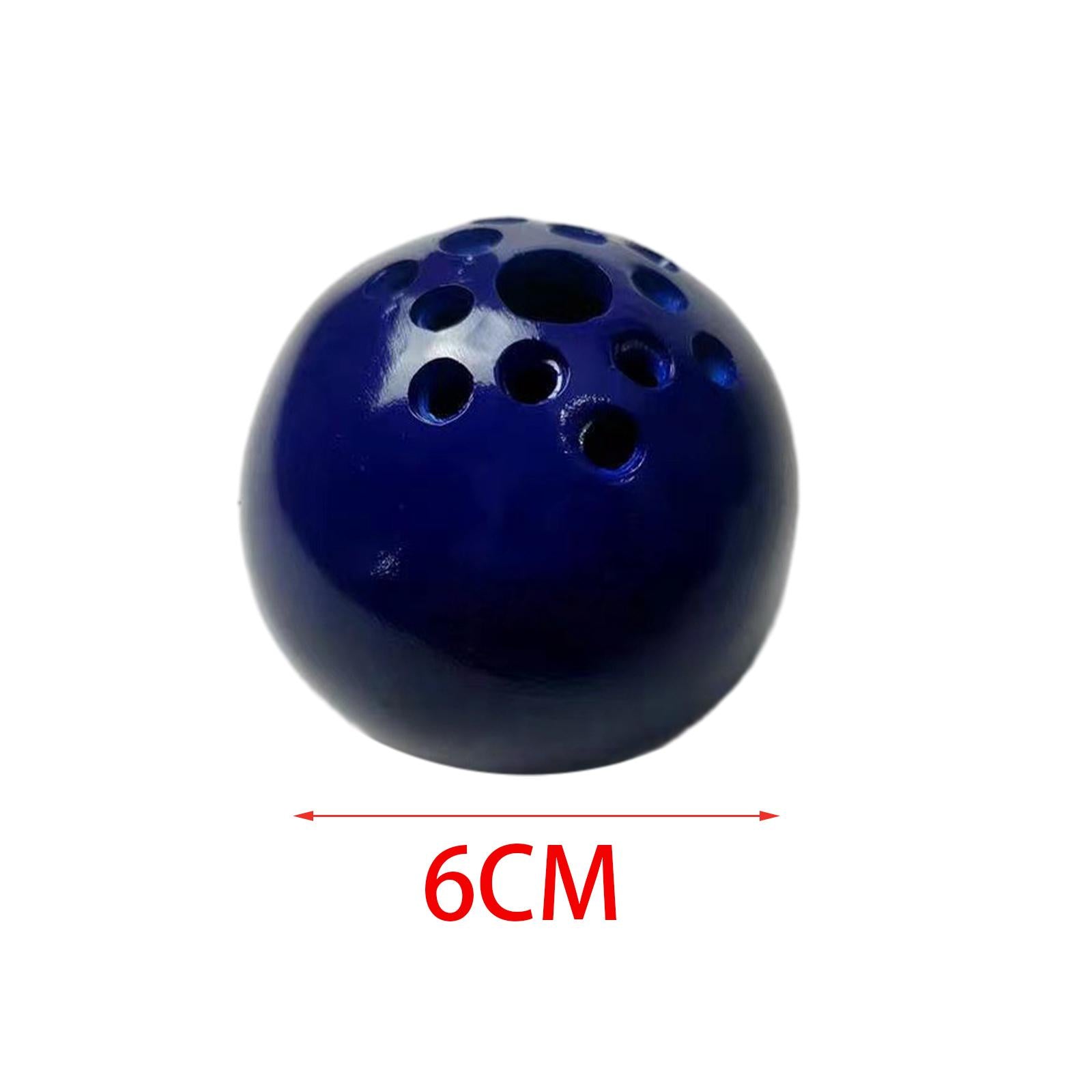 Ball Vase Mini Modern Small Resin Round Flower Pot for Bedroom Garden Office Navy Blue