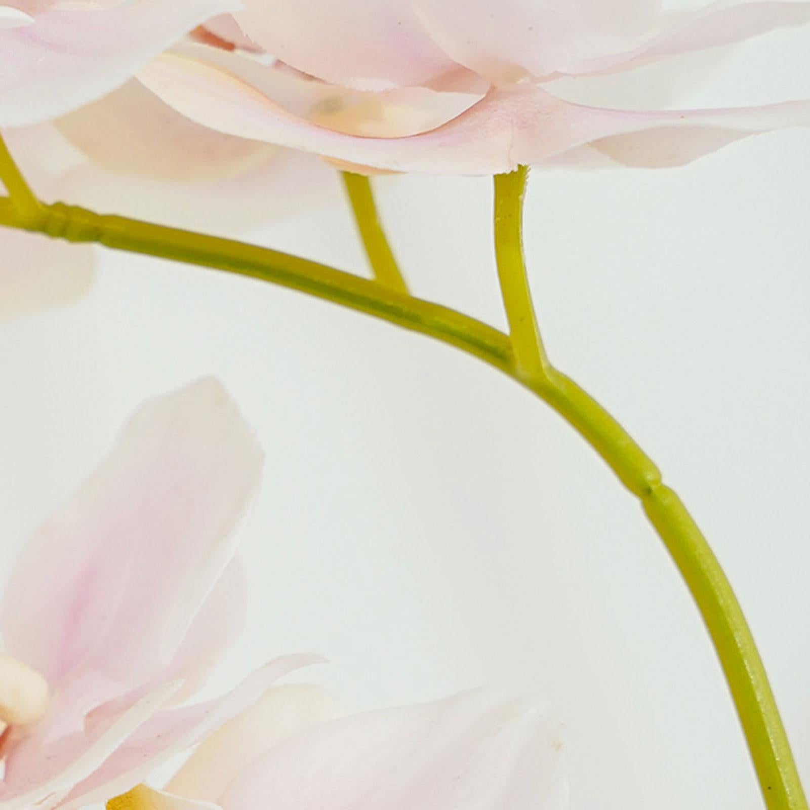 Orchid Flowers Stem Plants Home Wedding Decor Artificial Phalaenopsis Flower Pink