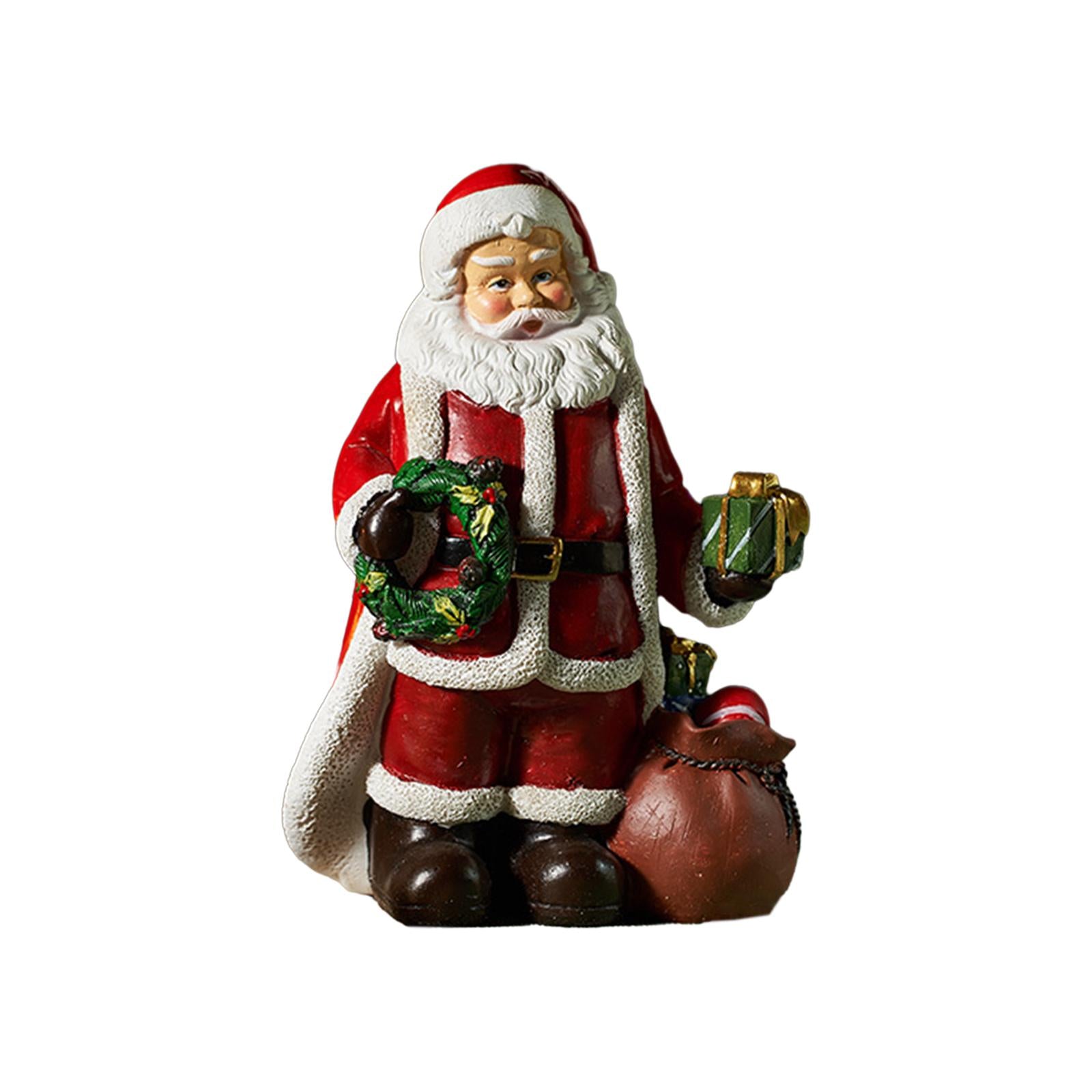 Santa Statue Santa Claus Decorations for Yard Office Holiday Decoration Style C