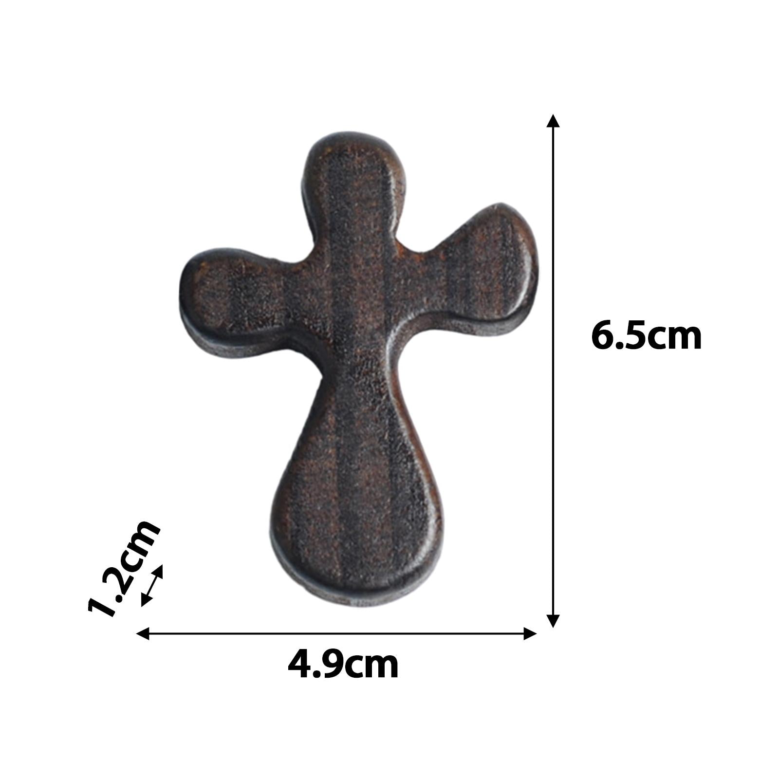 5x Hand Held Prayer Cross Colleague Family Neighbor Small Friend Caring Wood C