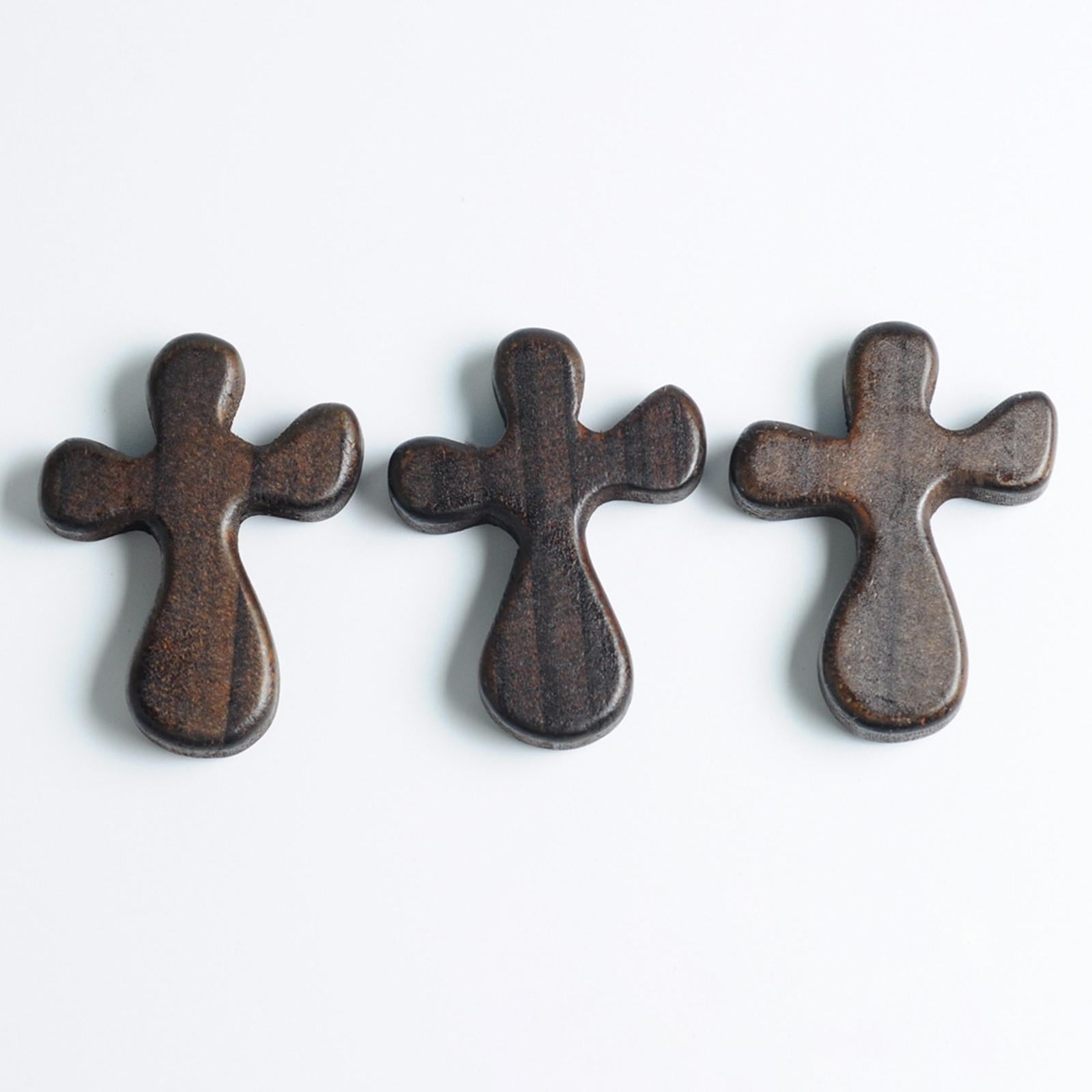 5x Hand Held Prayer Cross Colleague Family Neighbor Small Friend Caring Wood C