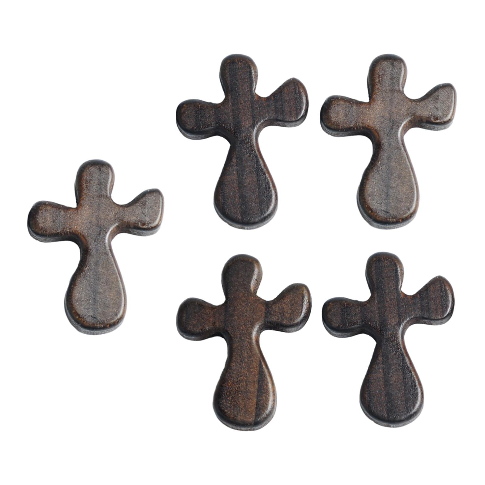 5x Hand Held Prayer Cross Colleague Family Neighbor Small Friend Caring Wood C