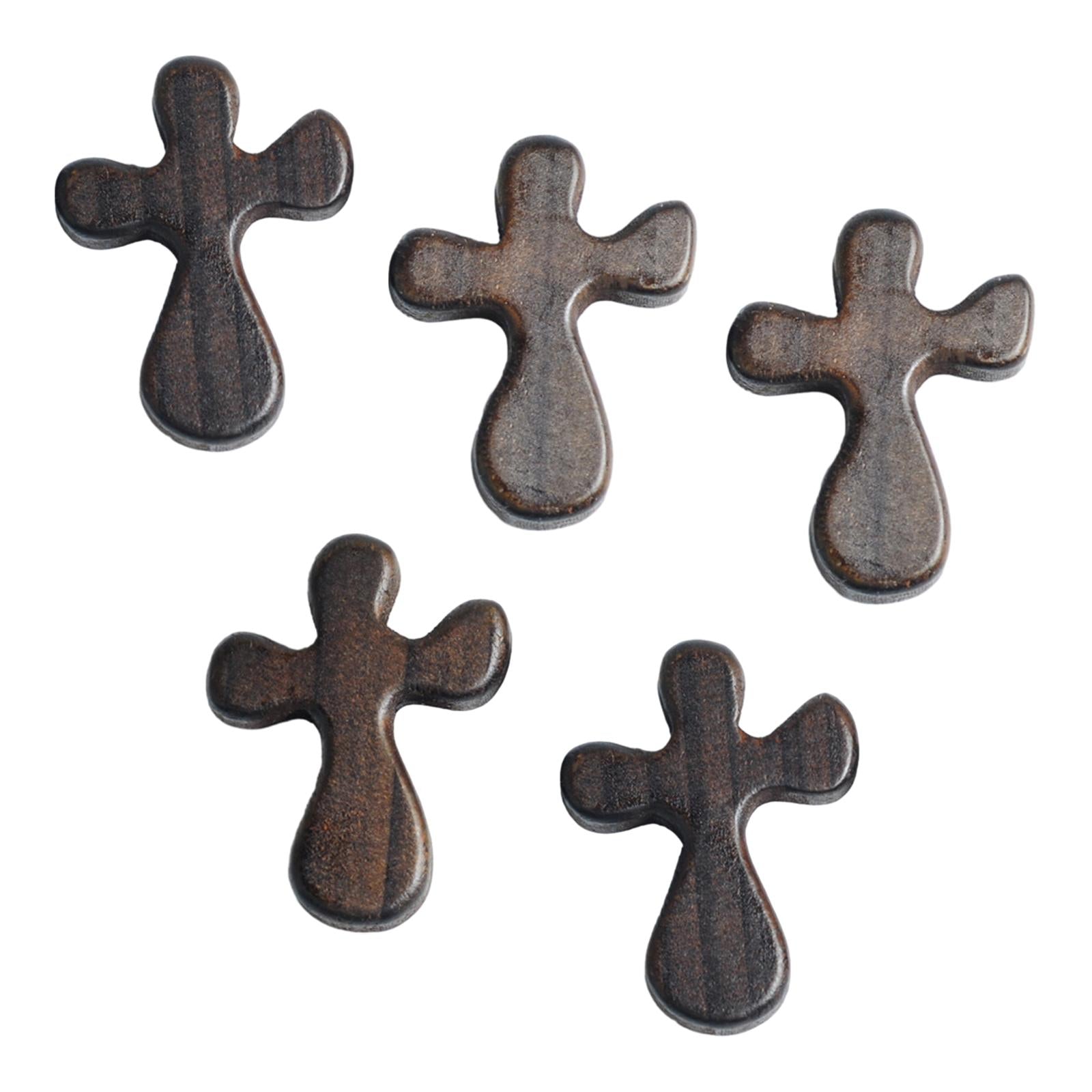 5x Hand Held Prayer Cross Colleague Family Neighbor Small Friend Caring Wood C
