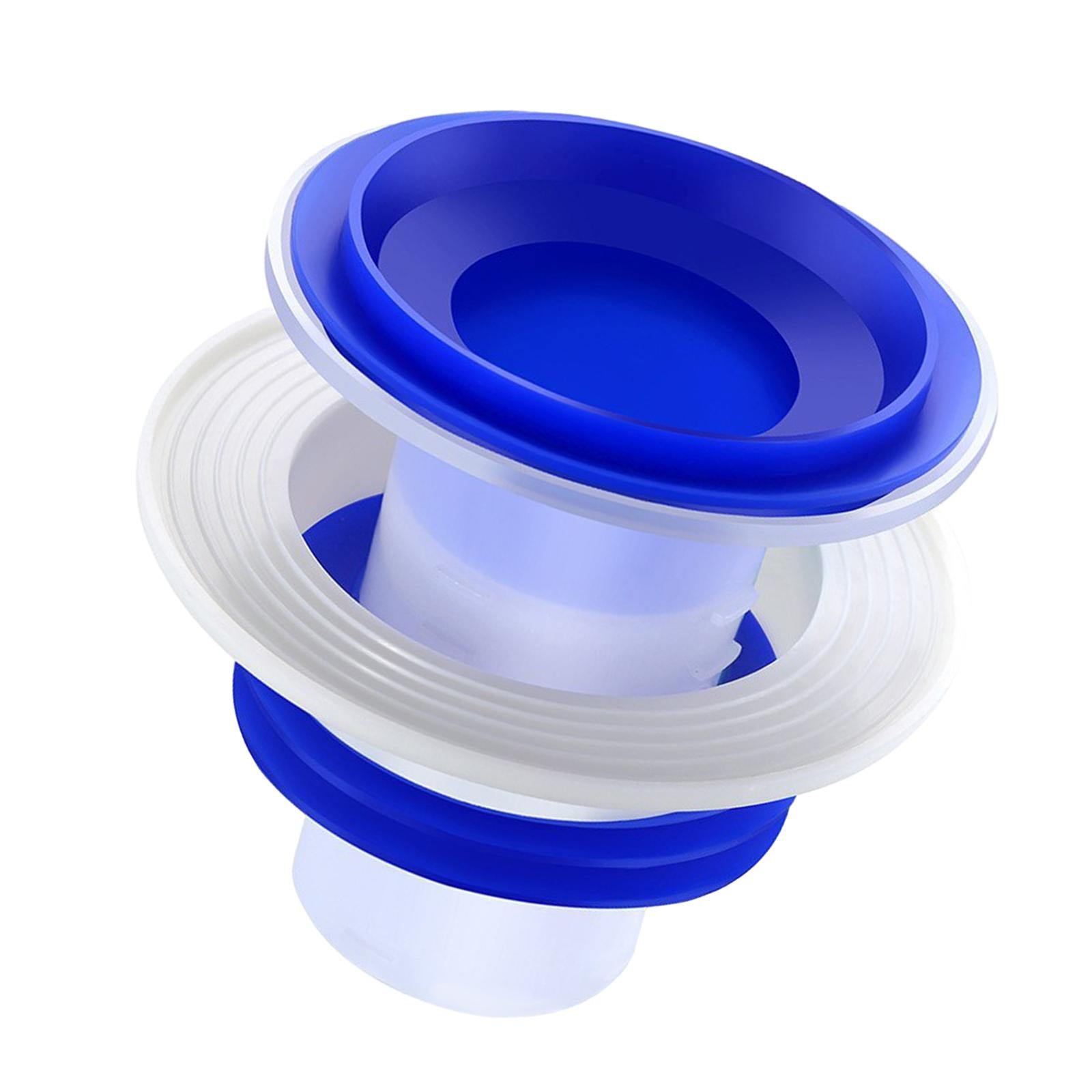 Toilet Odor Prevent Plug Silicone Flange Ring for Bathroom Restroom Lavatory