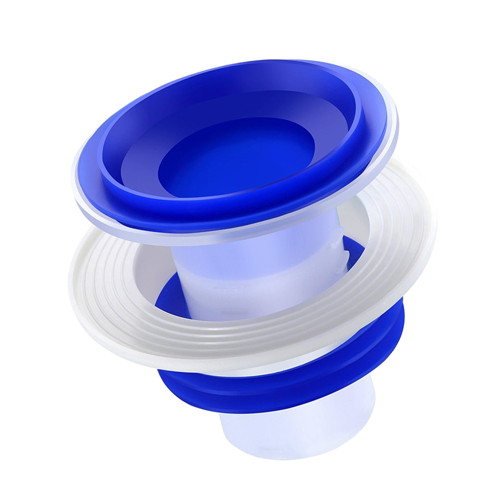 Toilet Odor Prevent Plug Silicone Flange Ring for Bathroom Restroom Lavatory