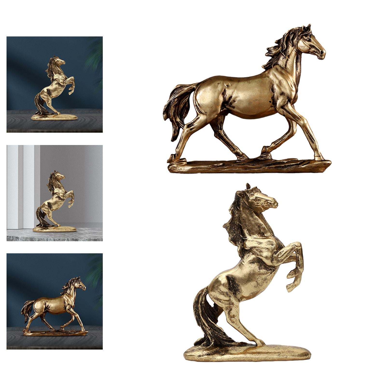 Horse Statue Modern Furnishing Horse Sculpture for Bedroom Study Living Room Standing