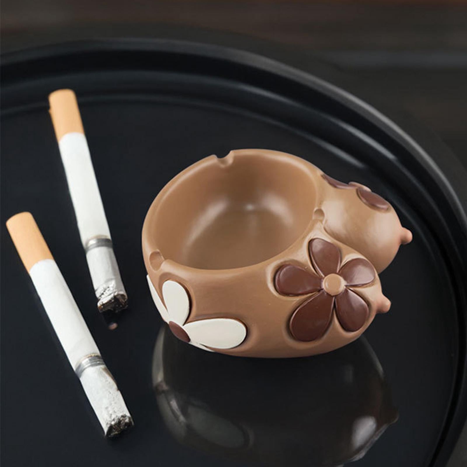 Resin Ashtray Gifts Sculpture Crafts Table Collectable Room Decor Decoration