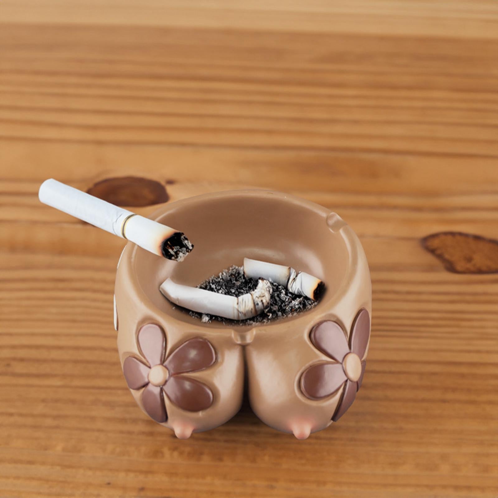 Resin Ashtray Gifts Sculpture Crafts Table Collectable Room Decor Decoration