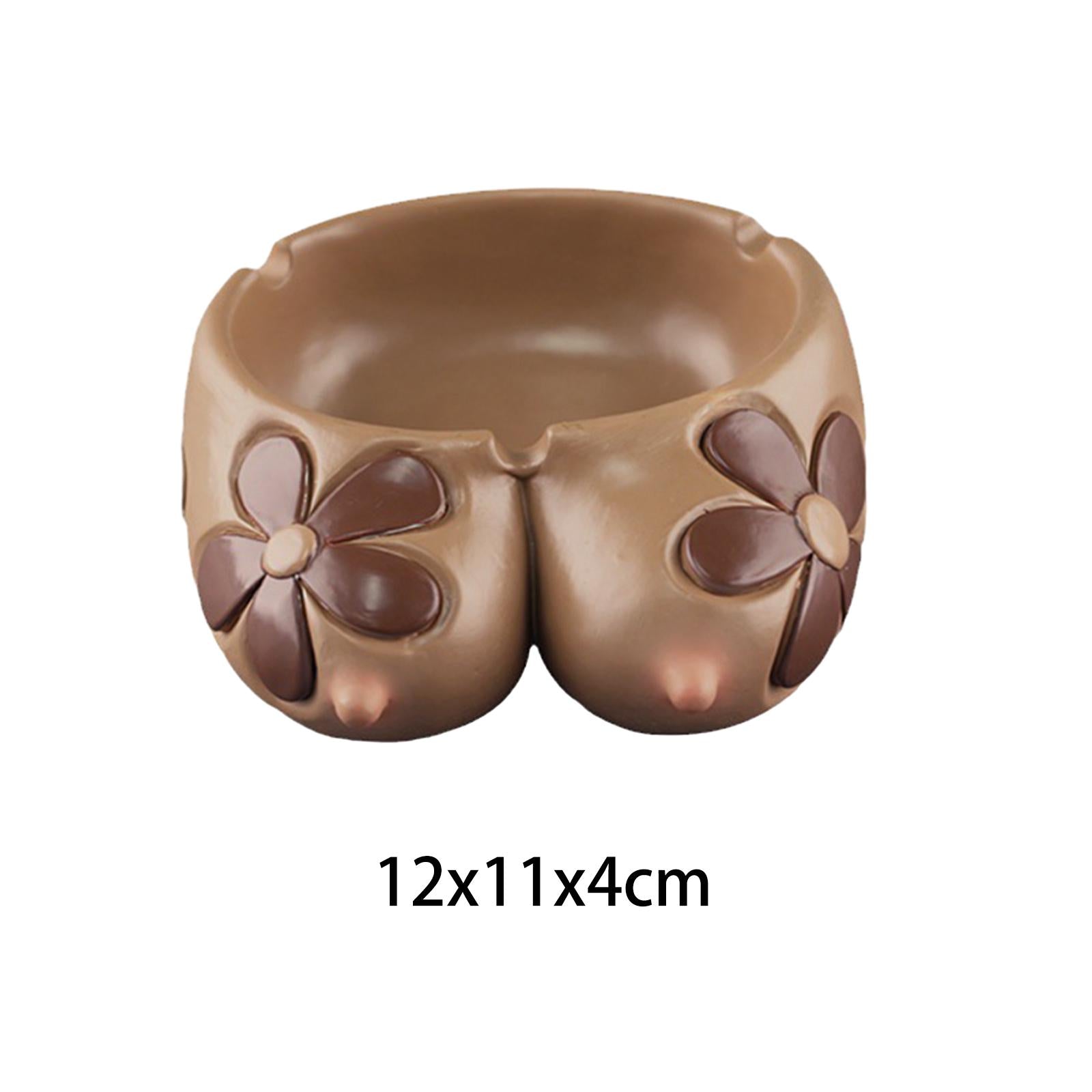 Resin Ashtray Gifts Sculpture Crafts Table Collectable Room Decor Decoration