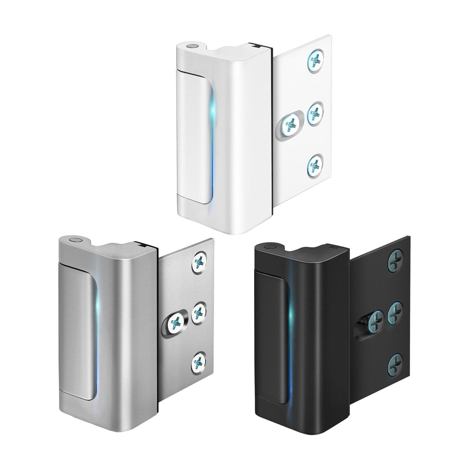 Childproof Door Reinforcement Lock Multipurpose Childproof Safety Door Locks White