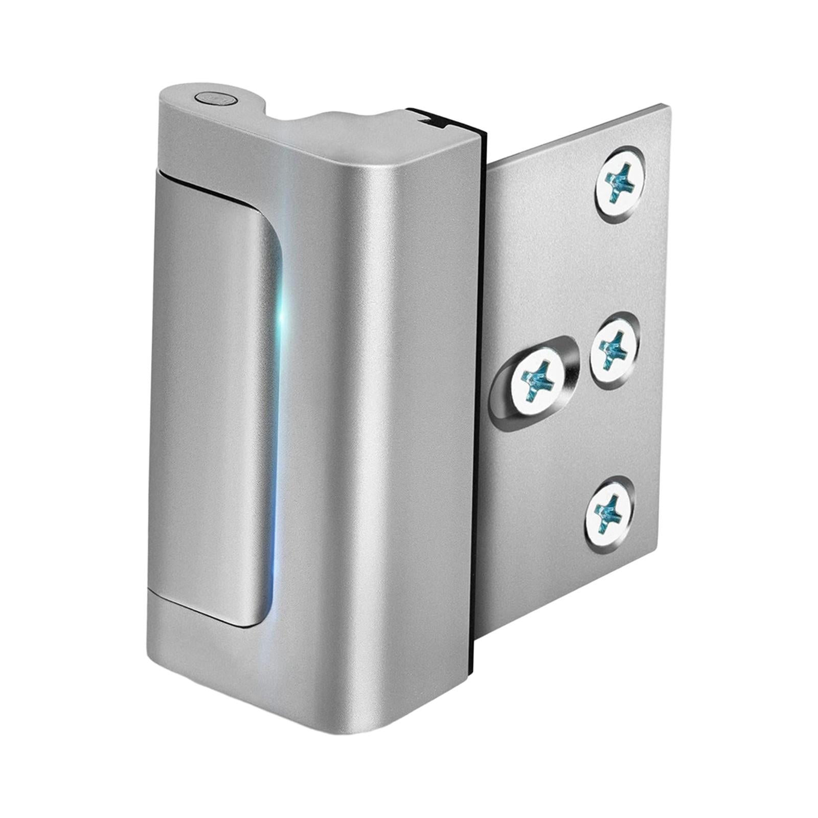 Childproof Door Reinforcement Lock Multipurpose Childproof Safety Door Locks Silver