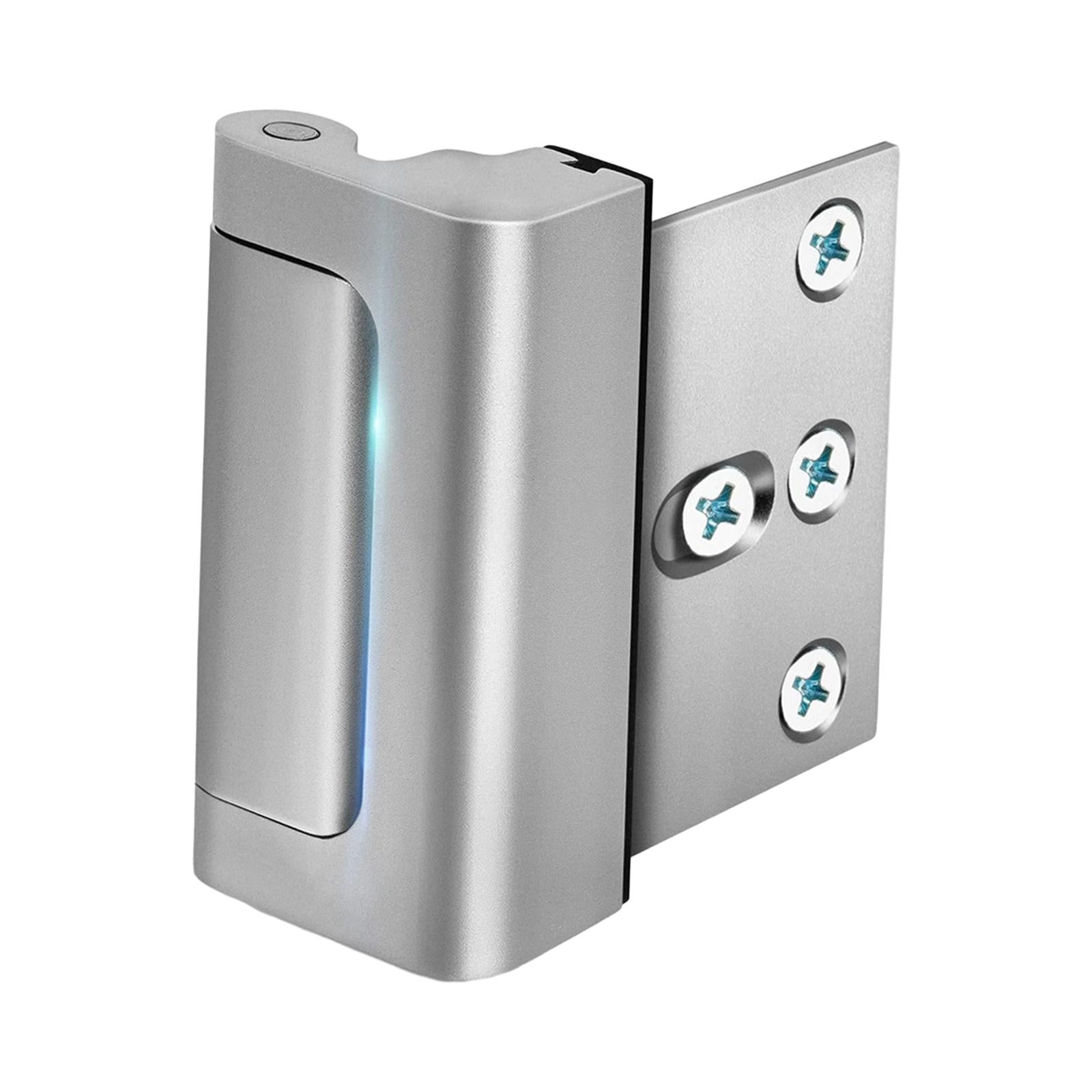 Childproof Door Reinforcement Lock Multipurpose Childproof Safety Door Locks Silver