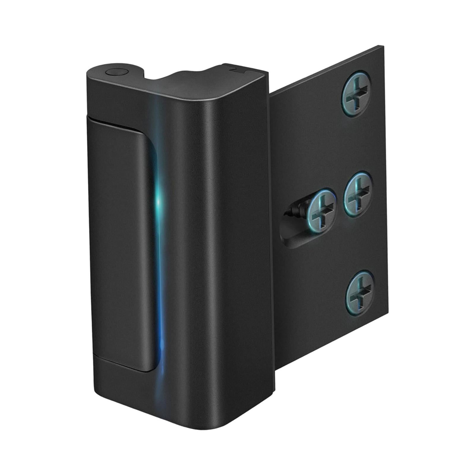 Childproof Door Reinforcement Lock Multipurpose Childproof Safety Door Locks Black